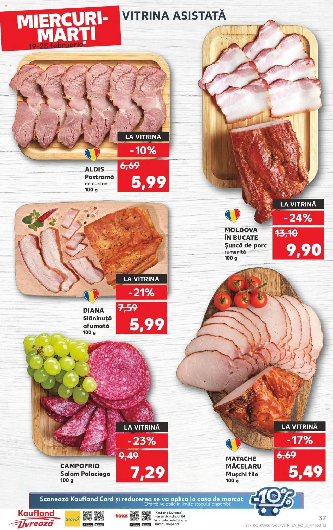 Catalog Kaufland 19 - 25 Februarie 2025 | Pagina 37 | Produse: Vitrină, Salam, Șuncă