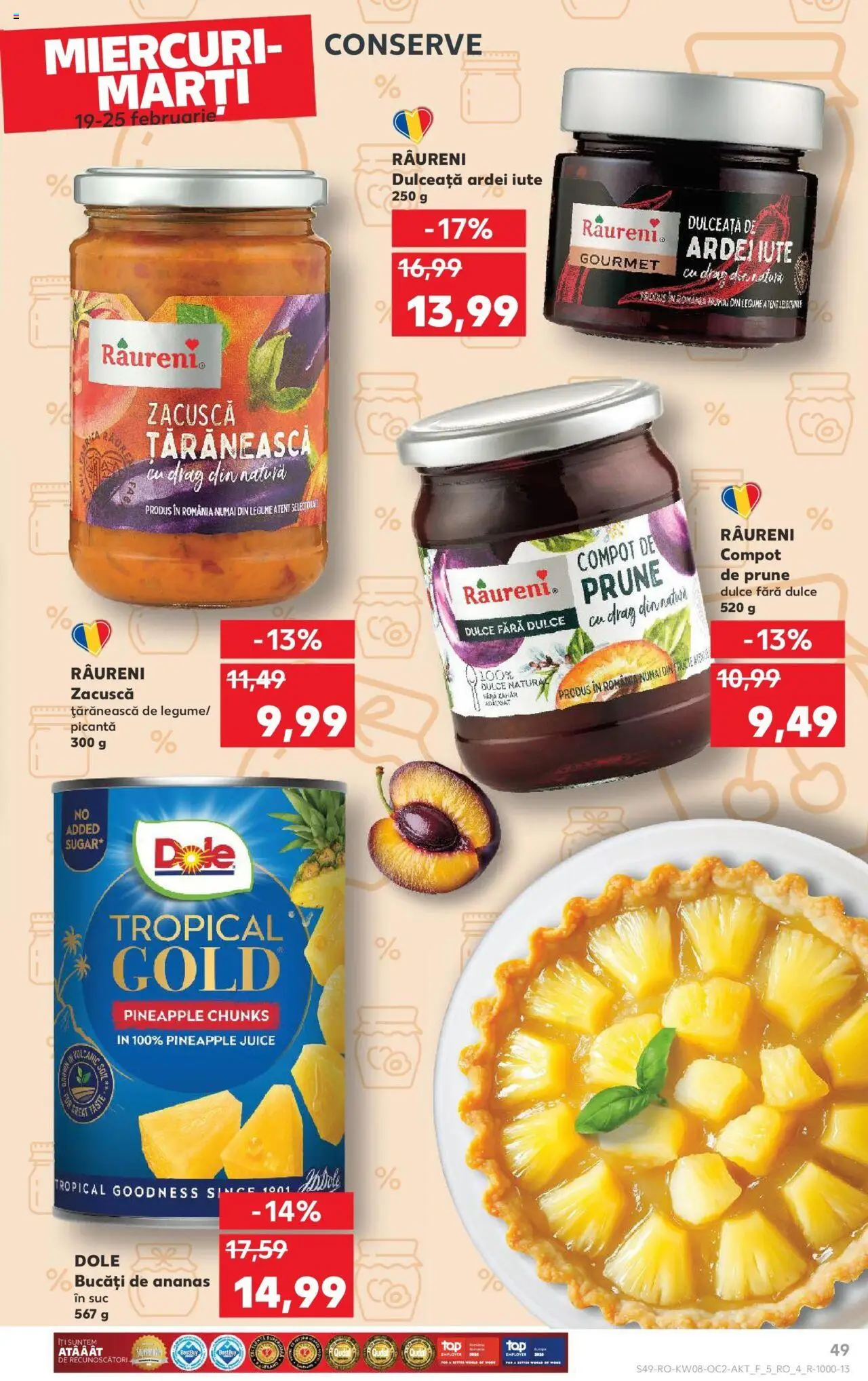 Catalog Kaufland 19 - 25 Februarie 2025 | Pagina 49 | Produse: Ardei, Legume, Fructe, Zahăr