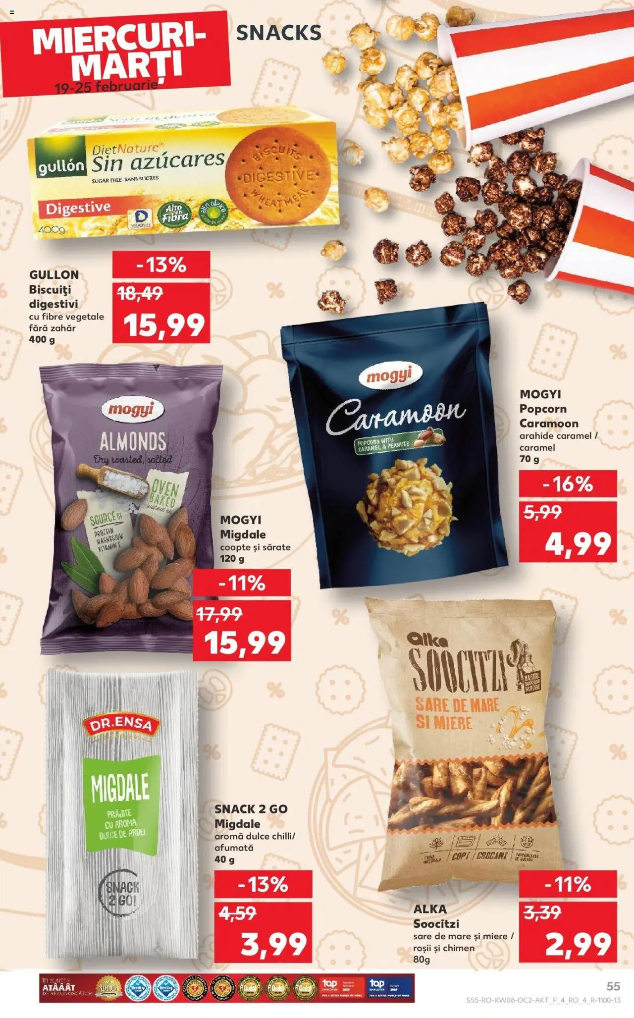 Catalog Kaufland 19 - 25 Februarie 2025 | Pagina 55 | Produse: Migdale, Roșii, Sare, Zahăr