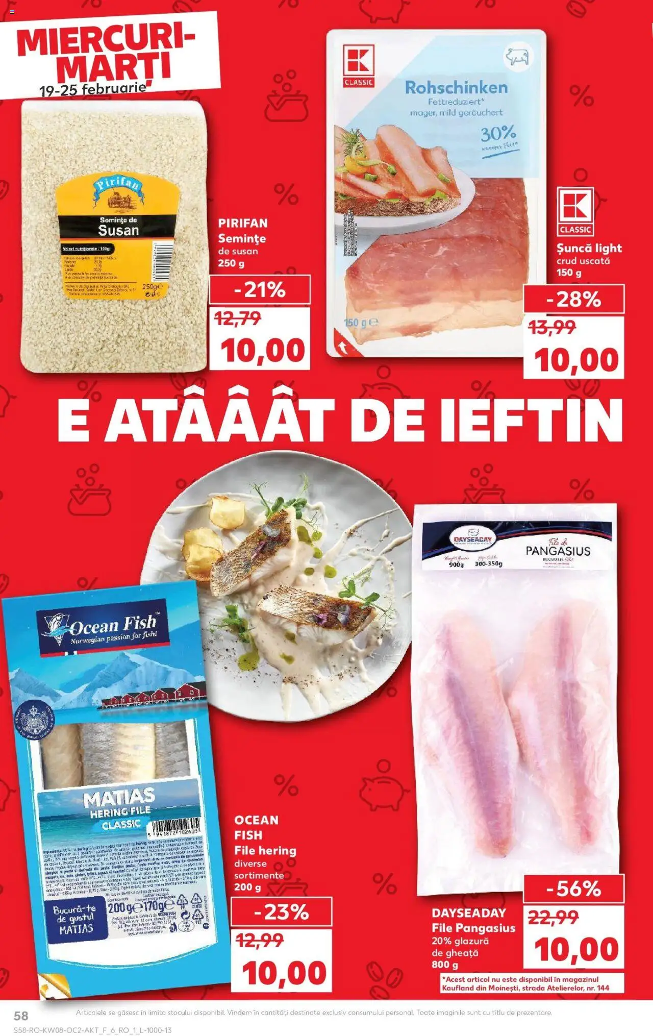 Catalog Kaufland 19 - 25 Februarie 2025 | Pagina 58 | Produse: Semințe, Șuncă, Esmer şeker