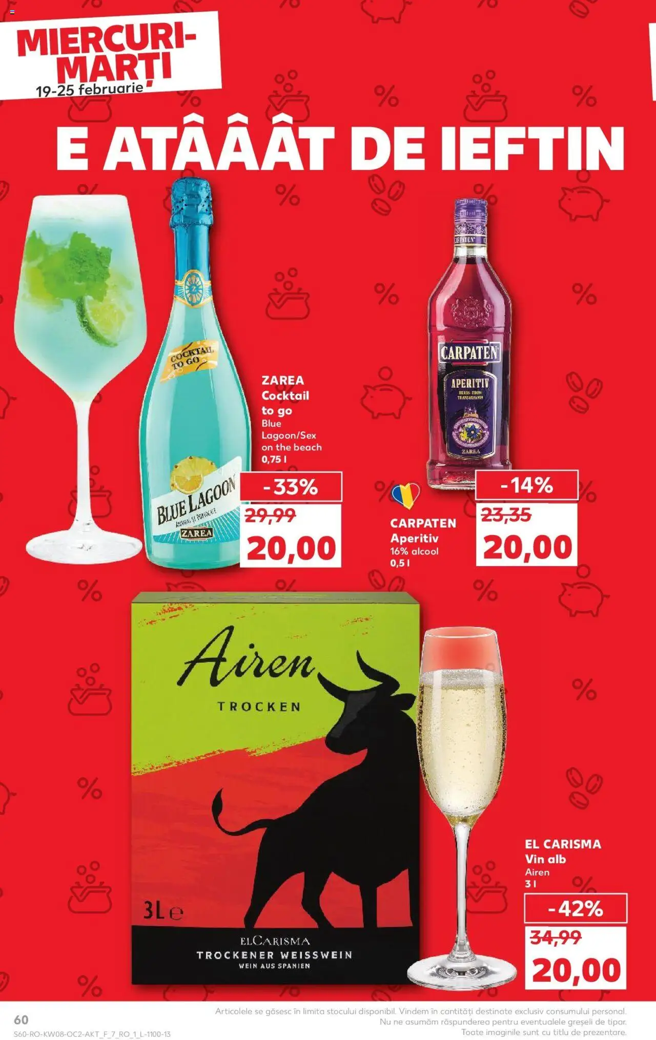 Catalog Kaufland 19 - 25 Februarie 2025 | Pagina 60 | Produse: Vin, Cocktail