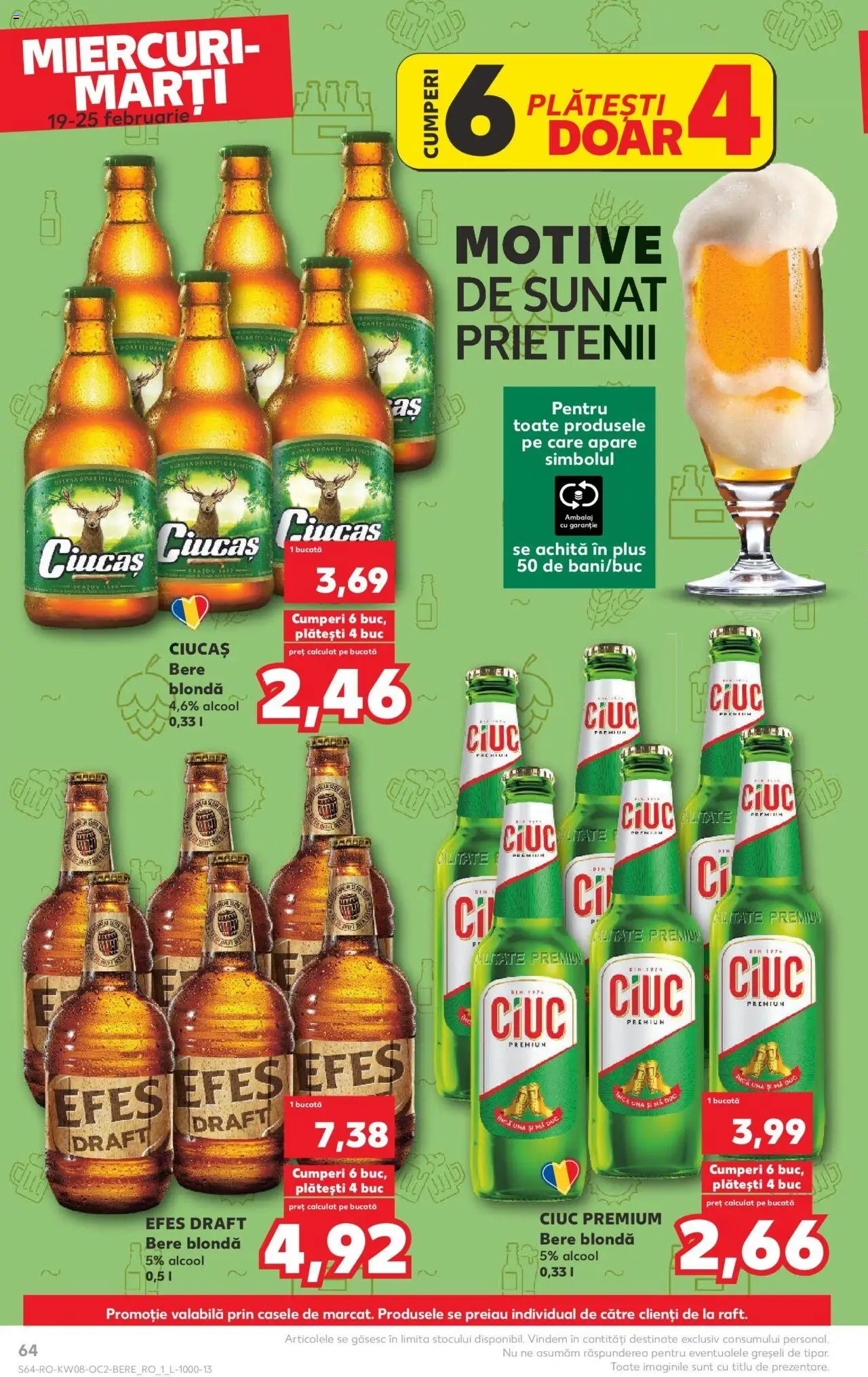 Catalog Kaufland 19 - 25 Februarie 2025 | Pagina 64 | Produse: Bere