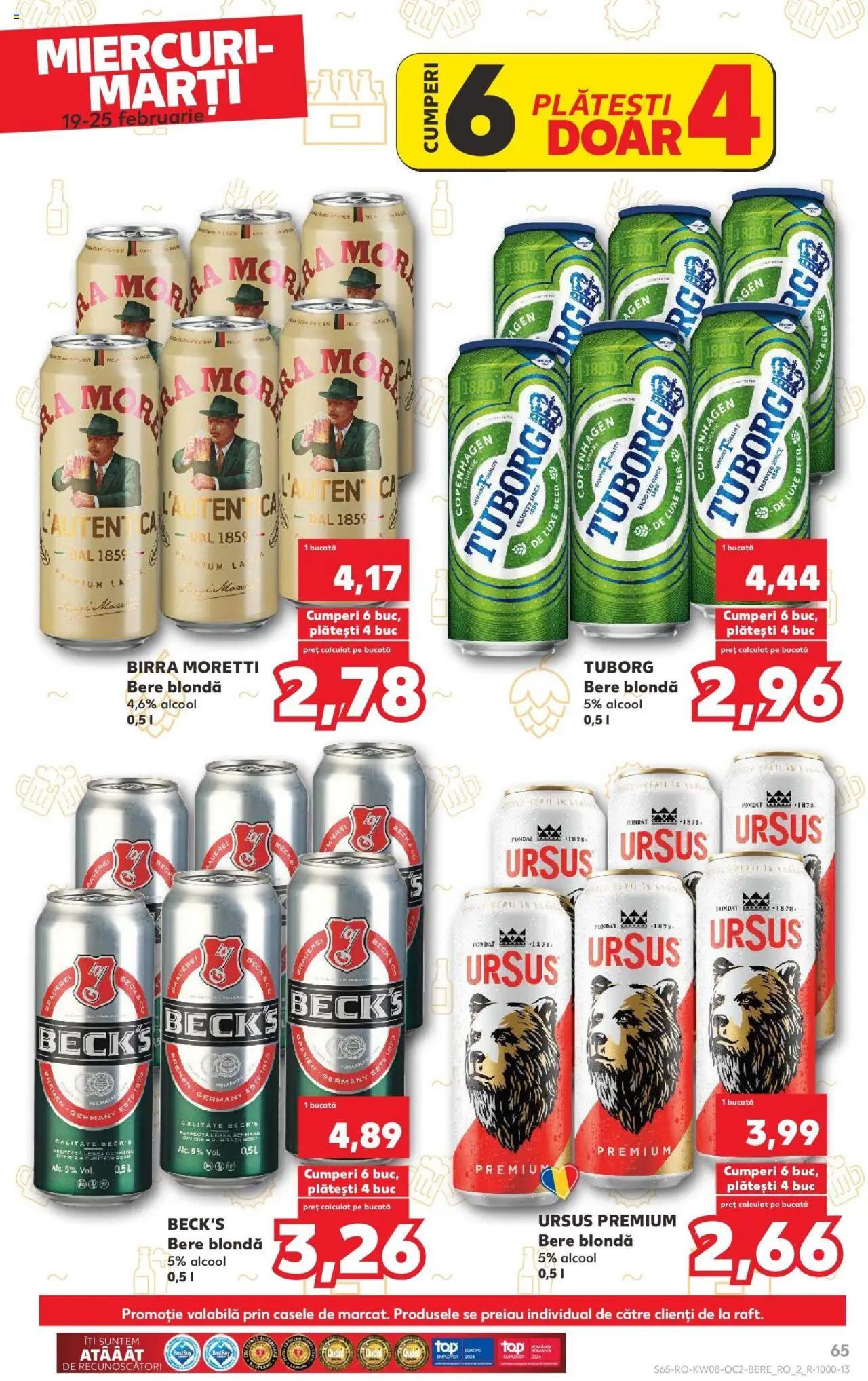 Catalog Kaufland 19 - 25 Februarie 2025 | Pagina 65 | Produse: Bere