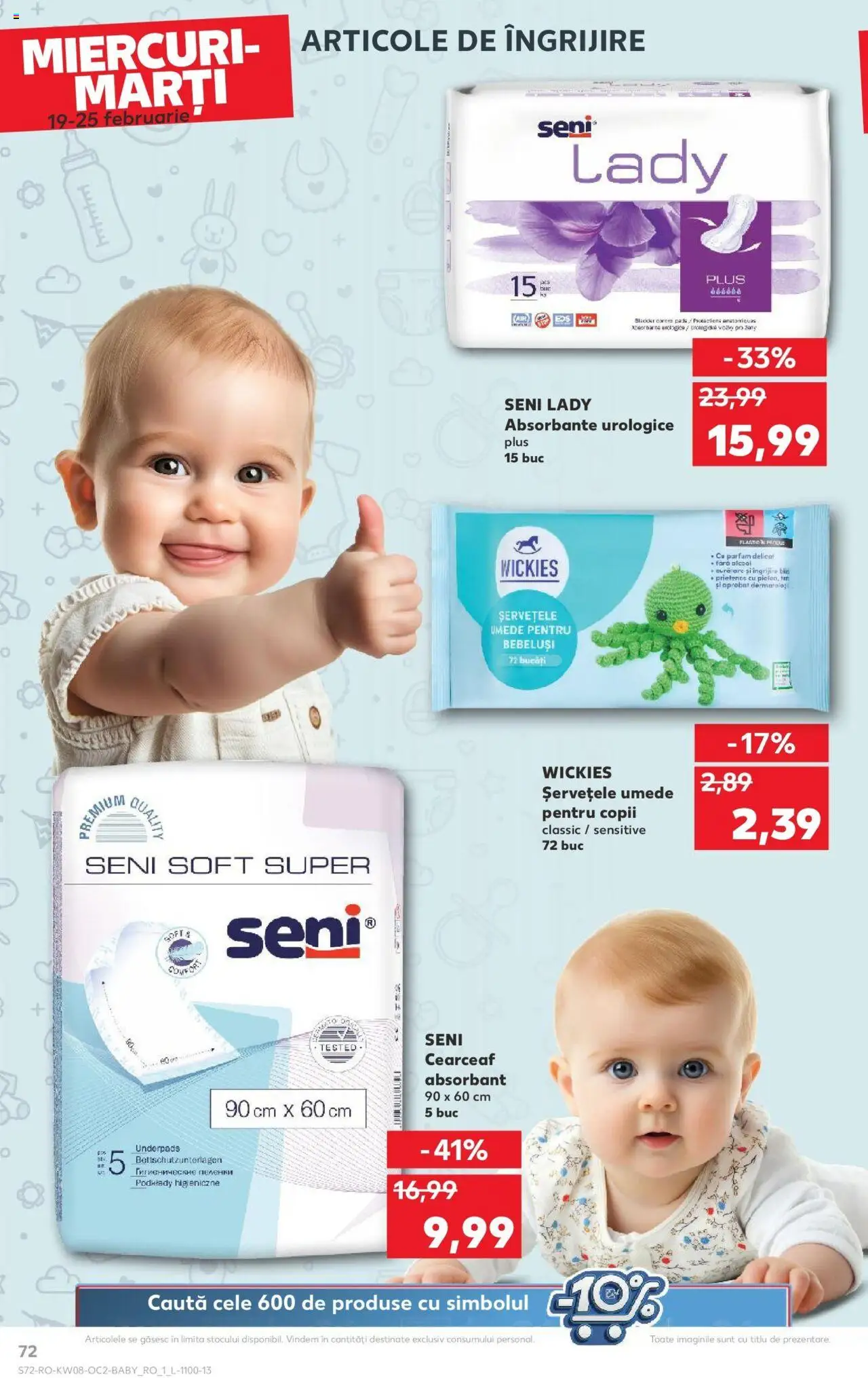 Catalog Kaufland 19 - 25 Februarie 2025 | Pagina 72 | Produse: Parfum, Șervețele umede, Absorbante