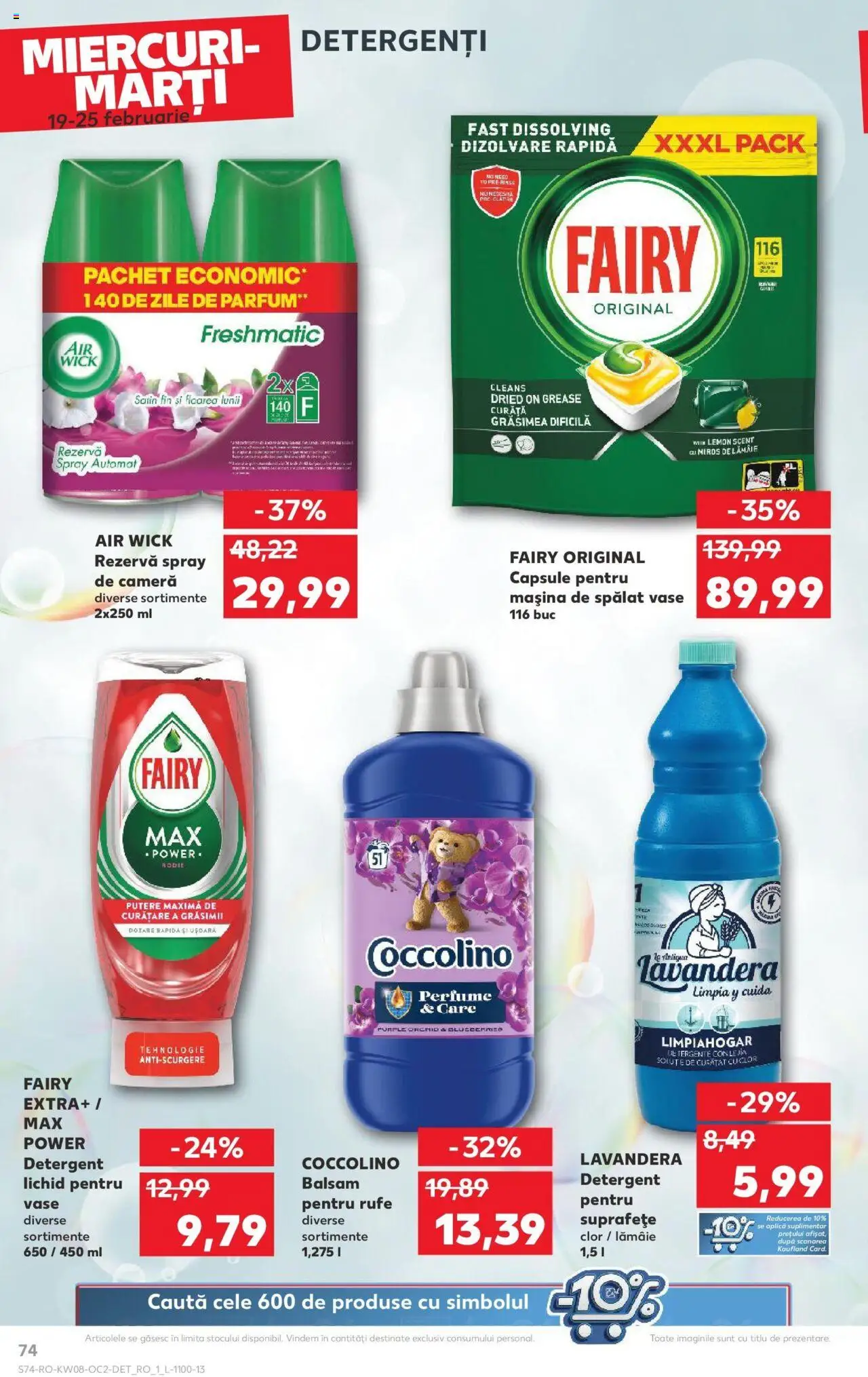 Catalog Kaufland 19 - 25 Februarie 2025 | Pagina 74 | Produse: Mașină De Spălat, Mașină De Spălat Vase, Balsam, Detergent