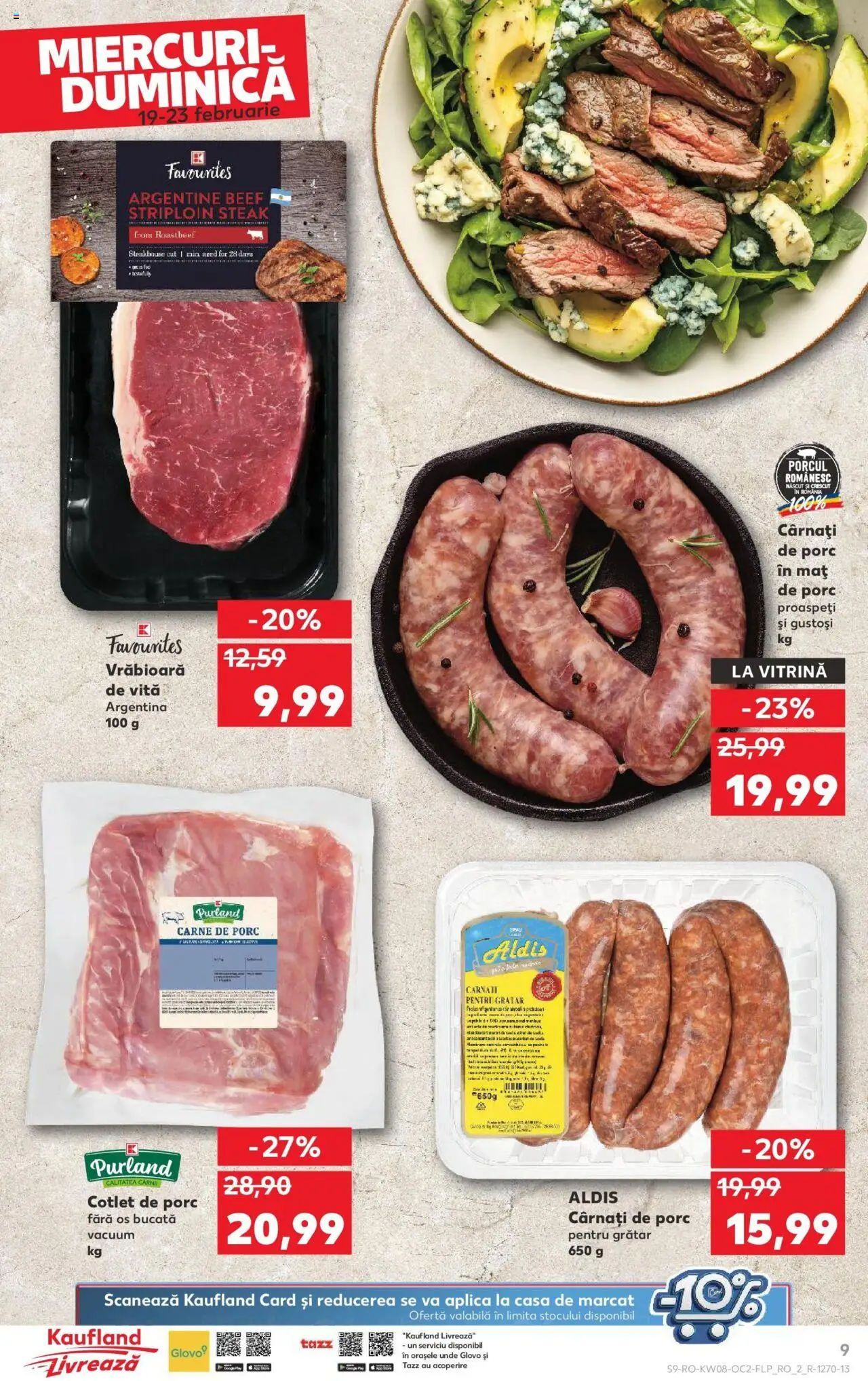 Catalog Kaufland 19 - 25 Februarie 2025 | Pagina 9 | Produse: Grătar, Vitrină, Carne De Porc, Cârnați
