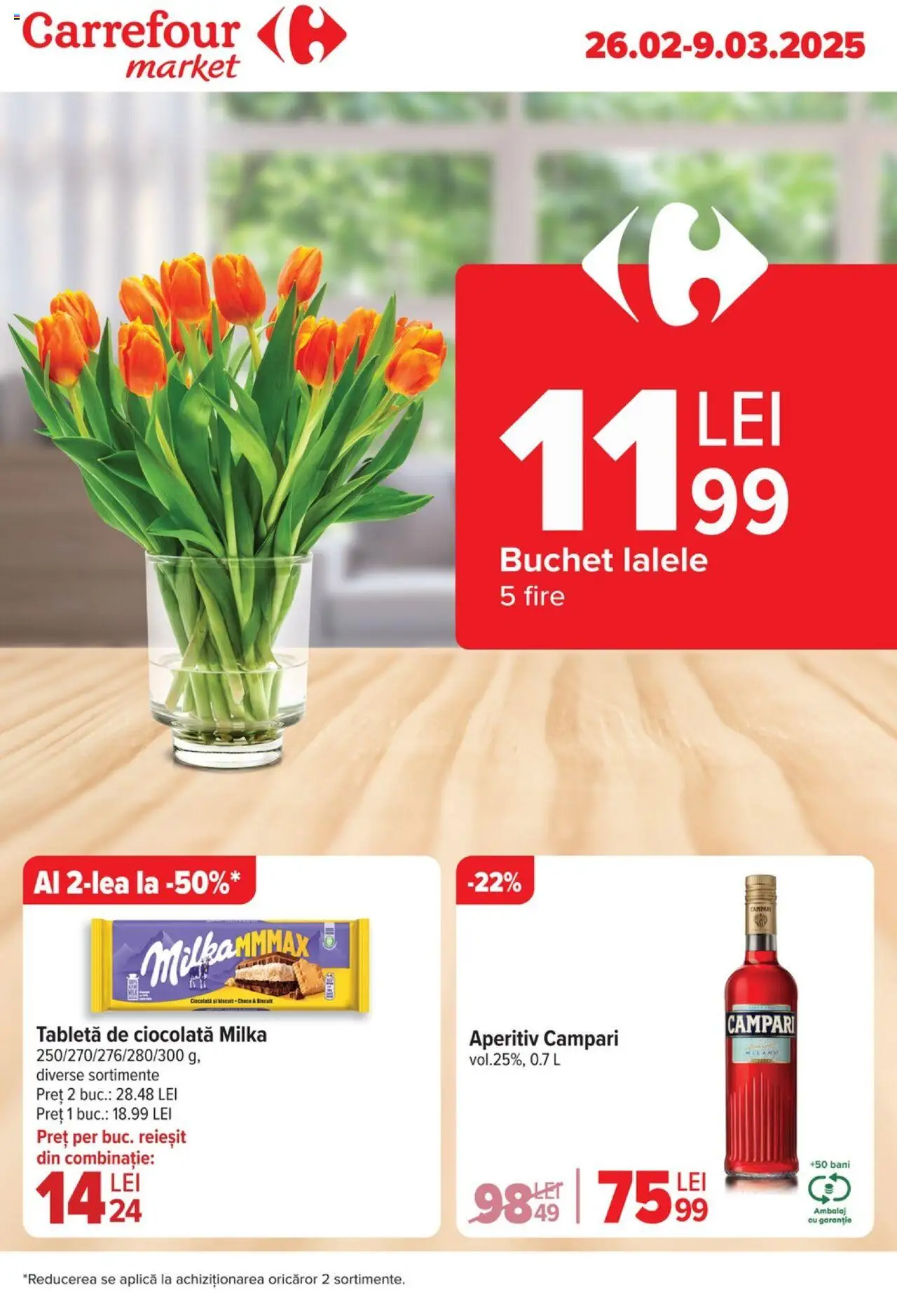 Catalog Carrefour 26 Februarie - 9 Martie 2025 | Pagina 1 | Produse: Tabletă, Ciocolată