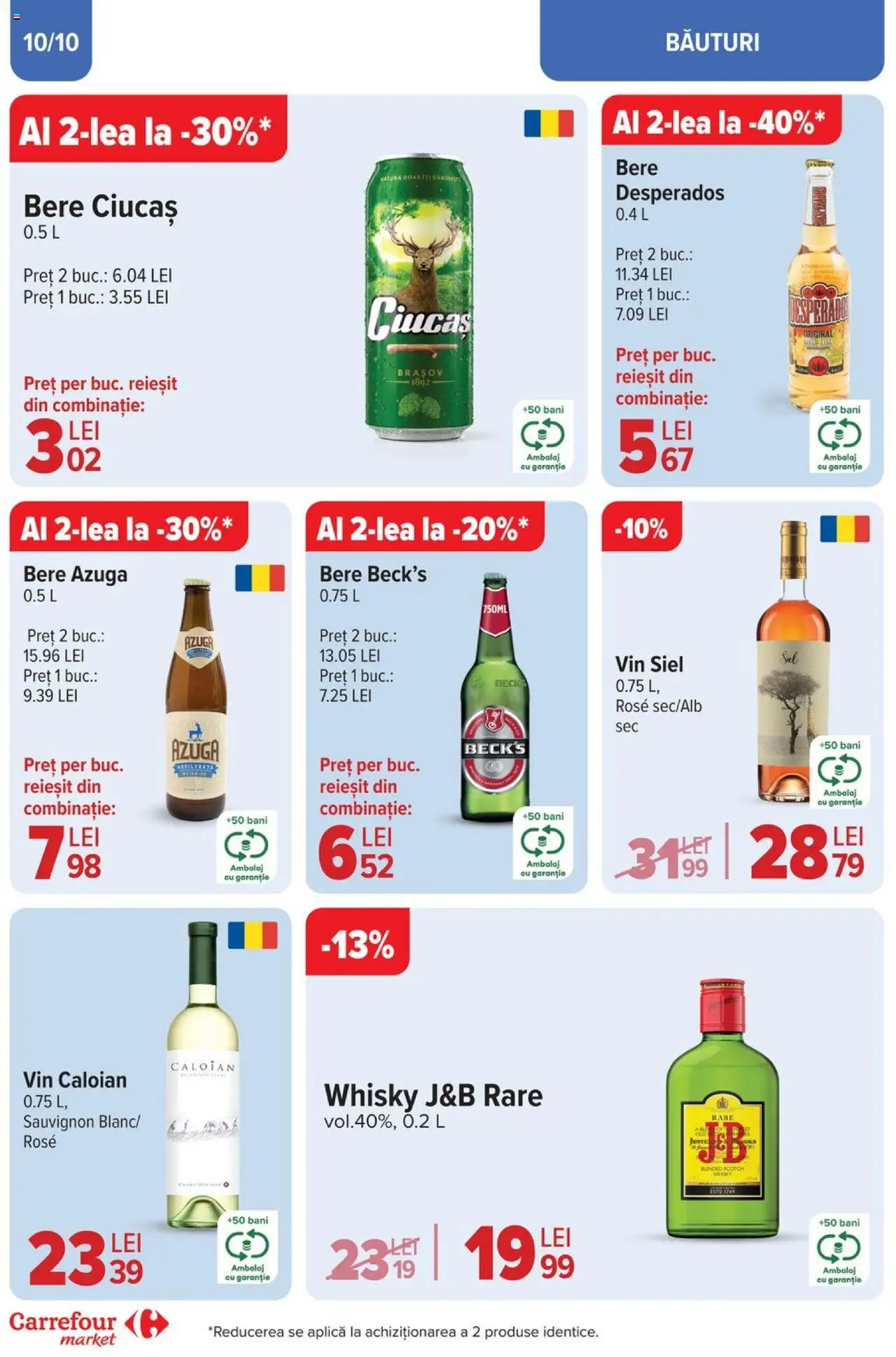 Catalog Carrefour 26 Februarie - 9 Martie 2025 | Pagina 10 | Produse: Eğitim çantaları, Vin, Bere
