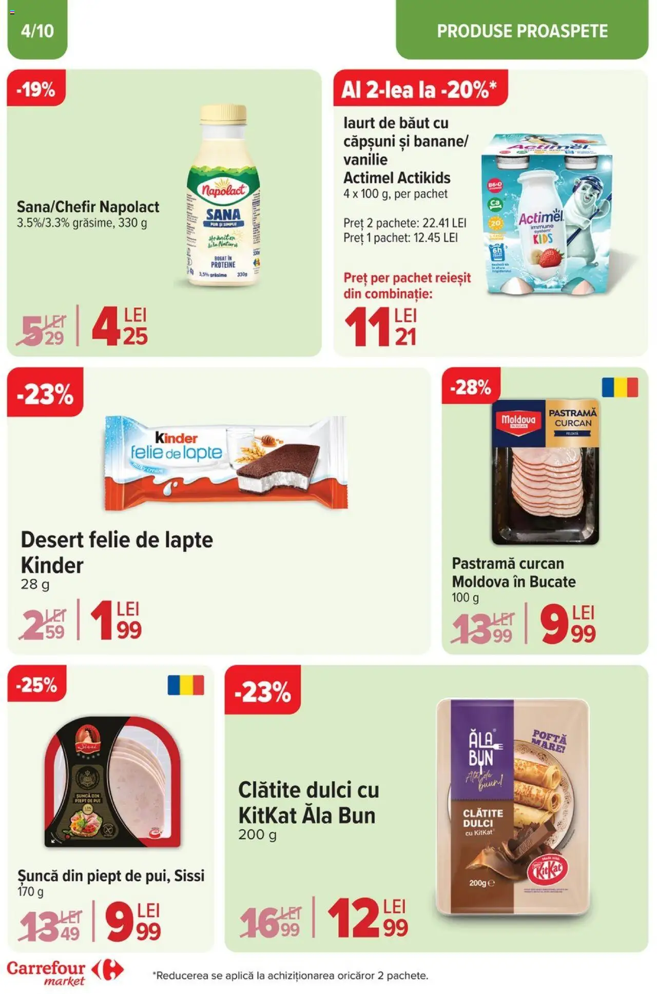 Catalog Carrefour 26 Februarie - 9 Martie 2025 | Pagina 4 | Produse: Masaüstü kılıfı, Clătite, Lapte, Căpșuni