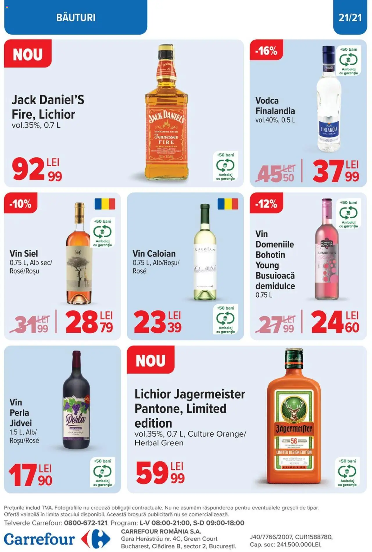 Catalog Carrefour 26 Februarie - 9 Martie 2025 | Pagina 22 | Produse: Su ısıtıcı, Lichior, Vin