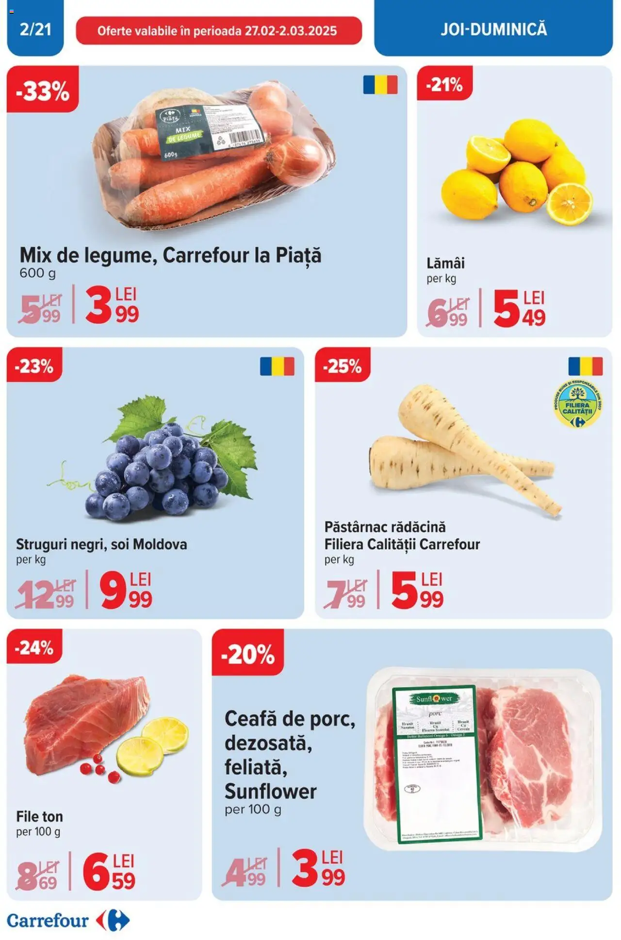 Catalog Carrefour 26 Februarie - 9 Martie 2025 | Pagina 3 | Produse: Struguri, Press Kemik