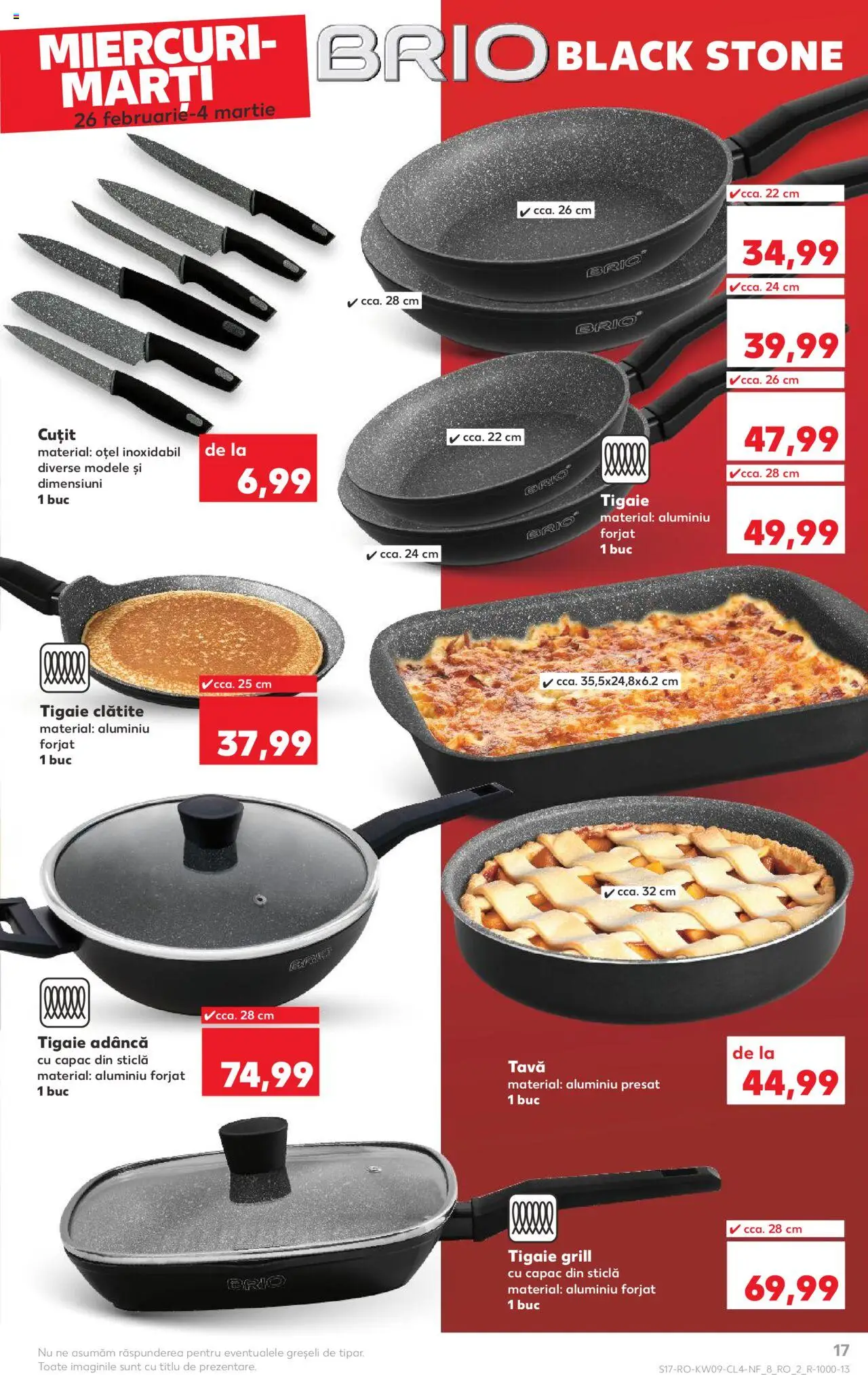 Catalog Kaufland 26 Februarie - 4 Martie 2025 | Pagina 17 | Produse: Tigaie, Grill, Cuțit, Clătite