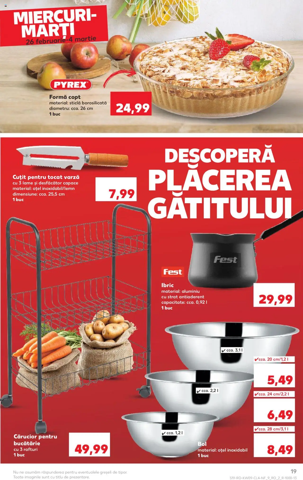 Catalog Kaufland 26 Februarie - 4 Martie 2025 | Pagina 19 | Produse: Varză, Bucătărie, Cuțit