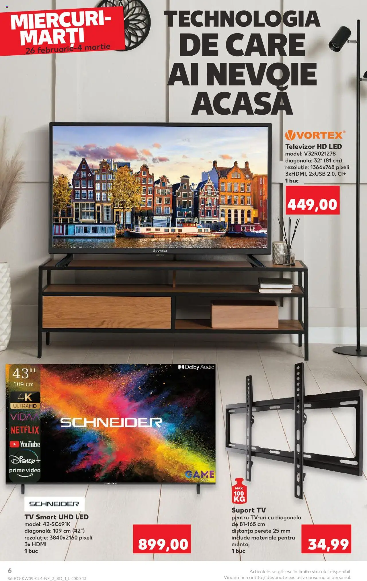 Catalog Kaufland 26 Februarie - 4 Martie 2025 | Pagina 6 | Produse: Televizor, Video, Audio, Babak