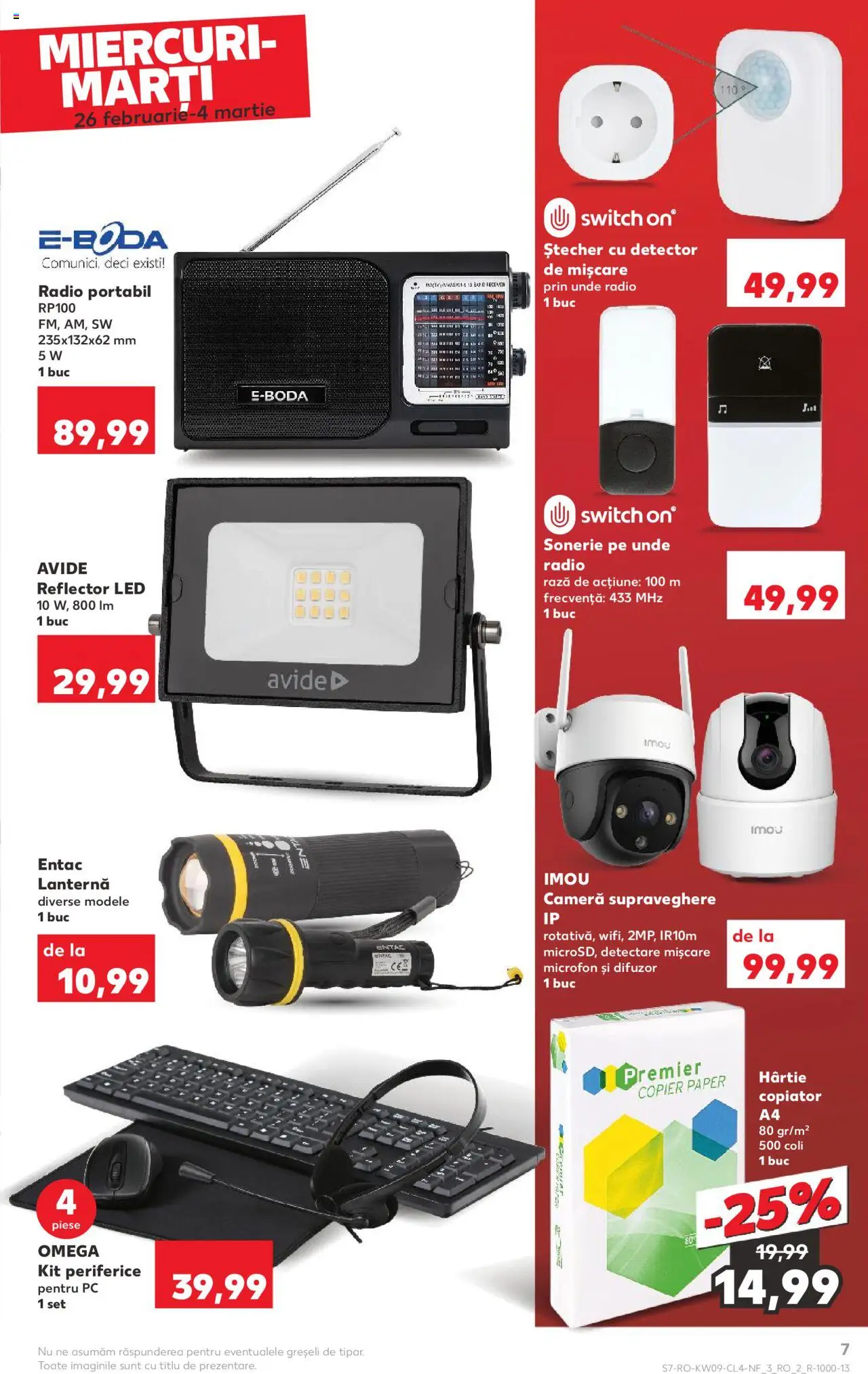 Catalog Kaufland 26 Februarie - 4 Martie 2025 | Pagina 7 | Produse: Sonerie, Pc, Difuzor, Babak