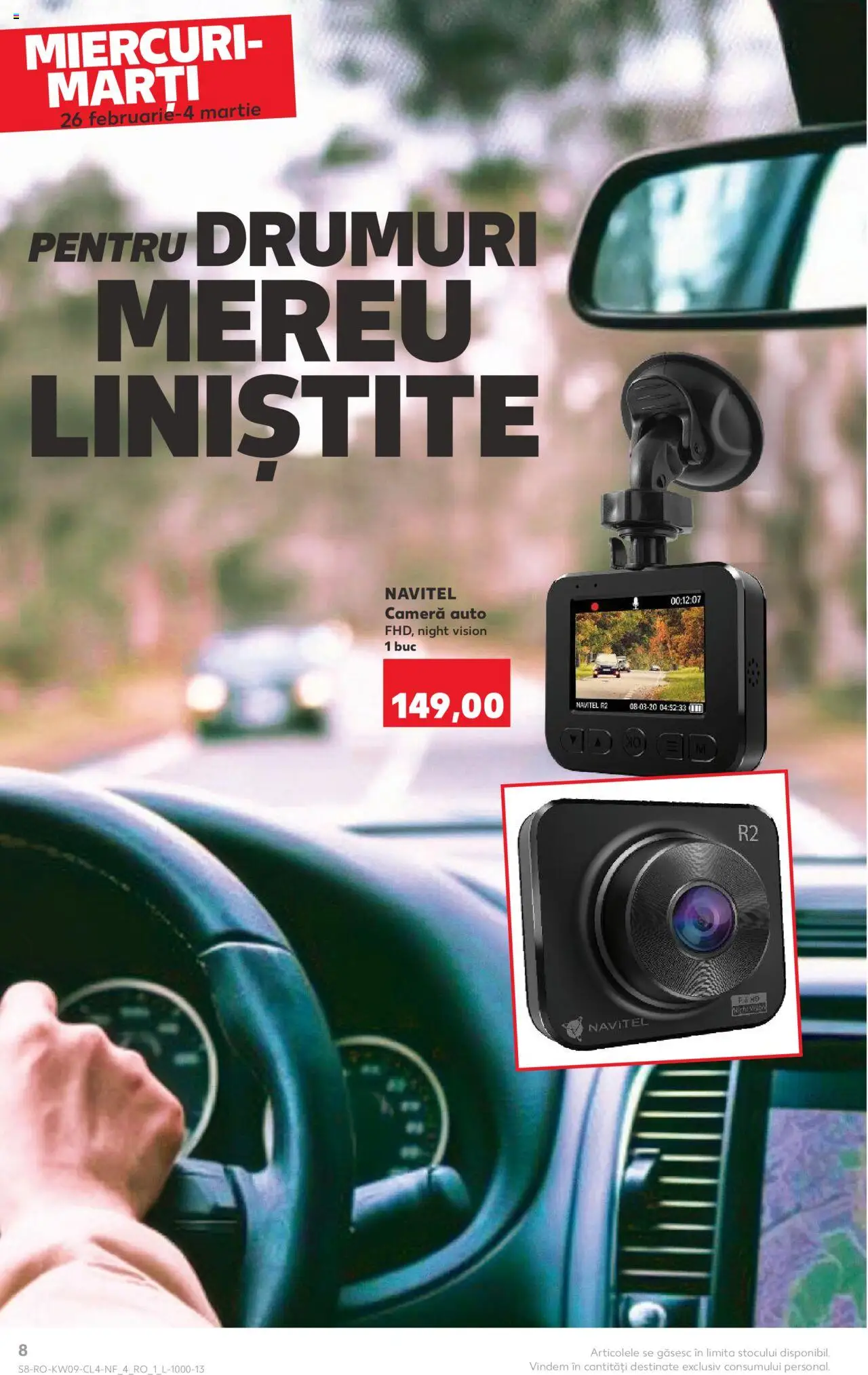 Catalog Kaufland 26 Februarie - 4 Martie 2025 | Pagina 8 | Produse: Cameră auto, Cameră