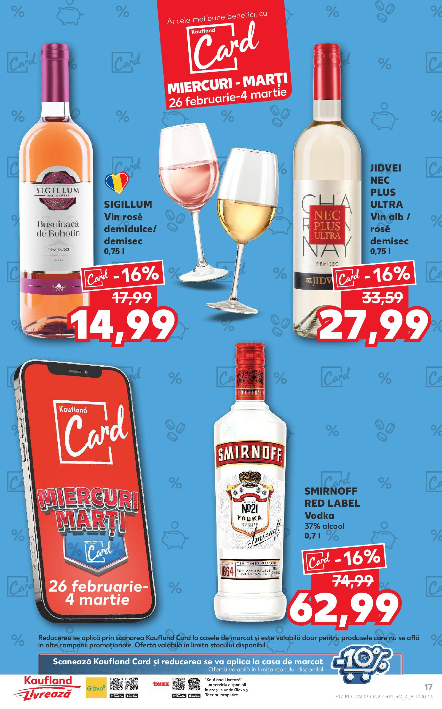 Catalog Kaufland 26 Februarie - 4 Martie 2025 | Pagina 17 | Produse: Vin, Vodka