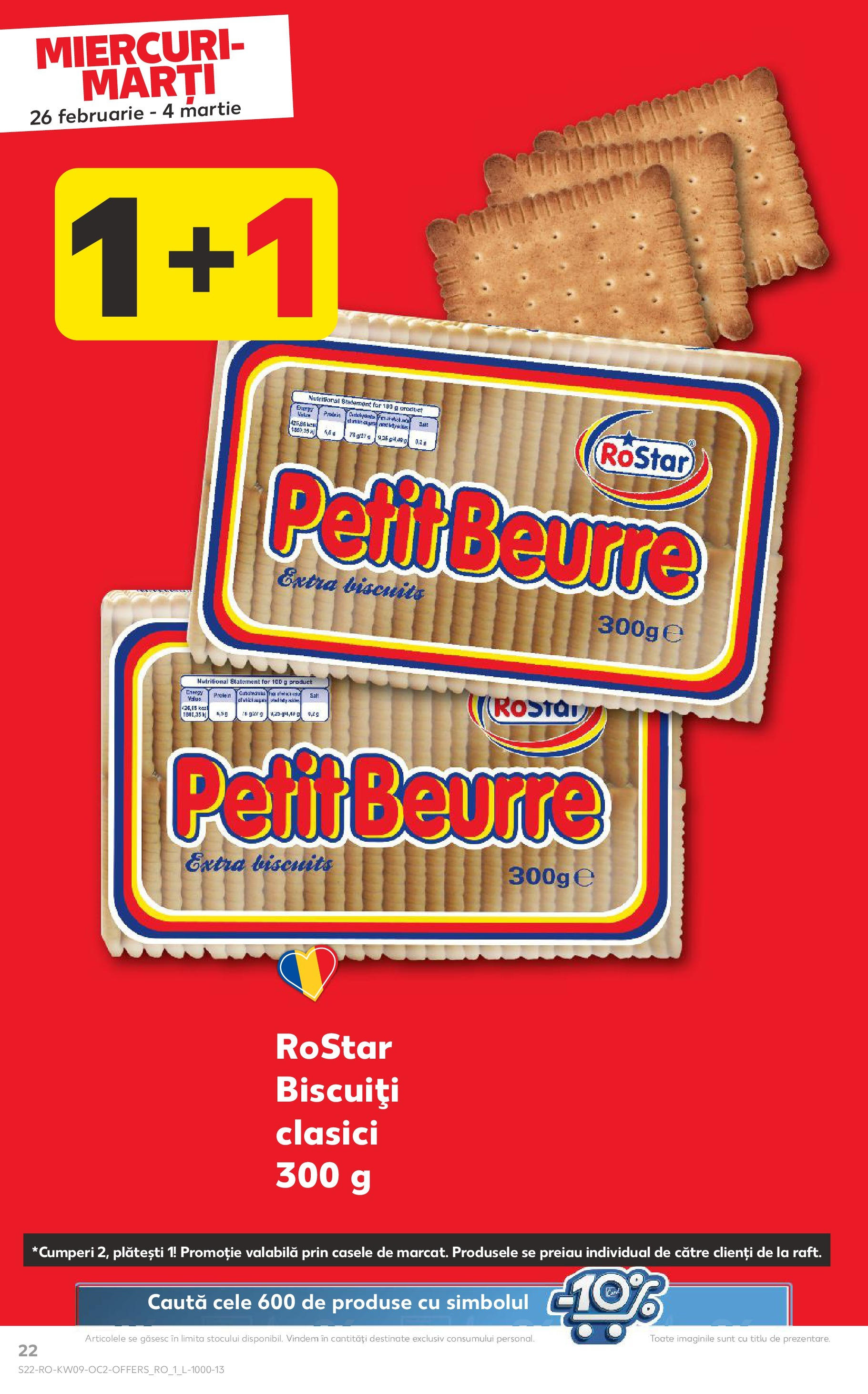 Catalog Kaufland 26 Februarie - 4 Martie 2025 | Pagina 22 | Produse: Biscuiți