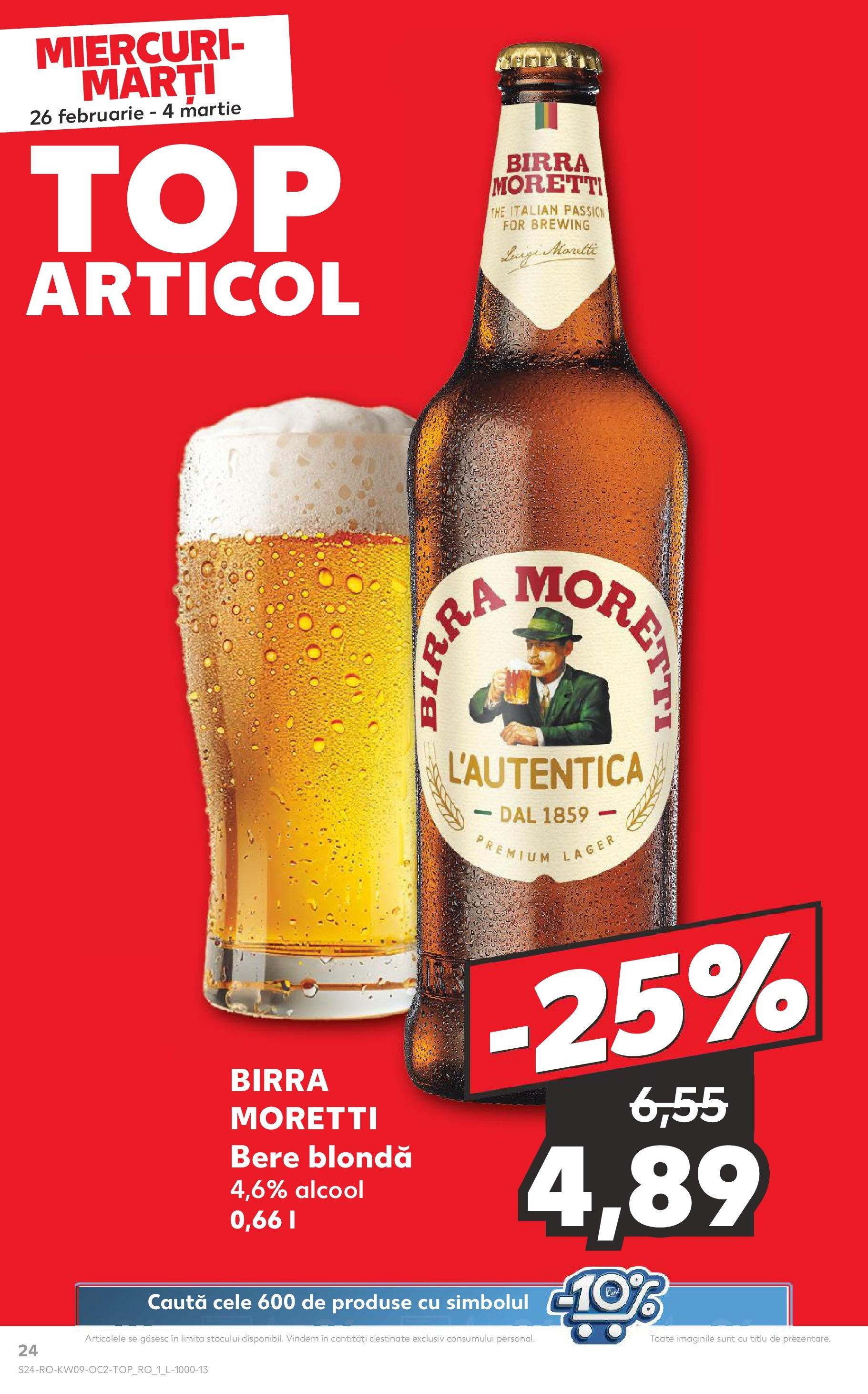 Catalog Kaufland 26 Februarie - 4 Martie 2025 | Pagina 24 | Produse: Bere