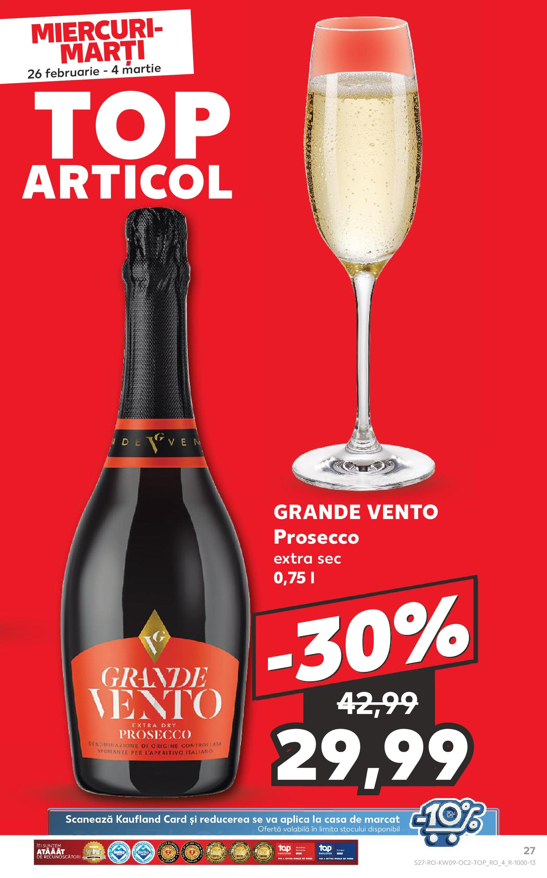 Catalog Kaufland 26 Februarie - 4 Martie 2025 | Pagina 27 | Produse: Prosecco