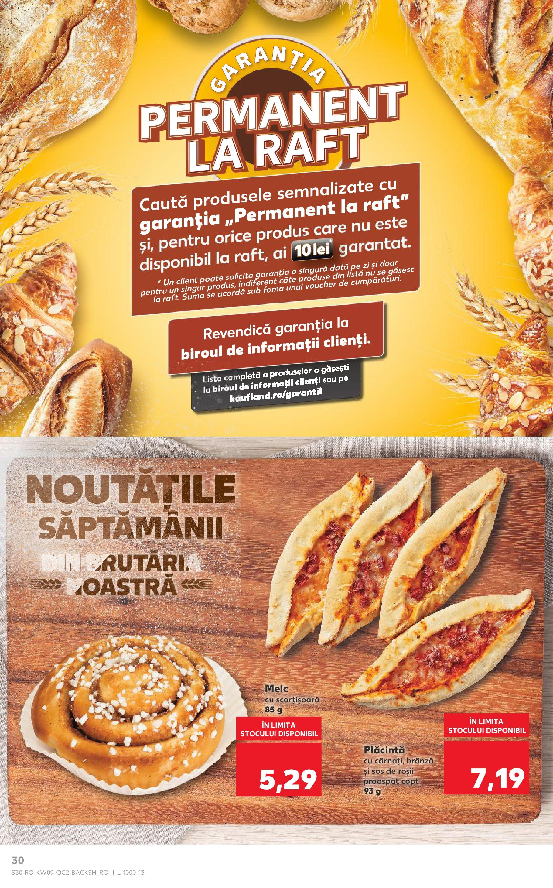 Catalog Kaufland 26 Februarie - 4 Martie 2025 | Pagina 30 | Produse: Raft, Plăcintă, Brânză, Roșii