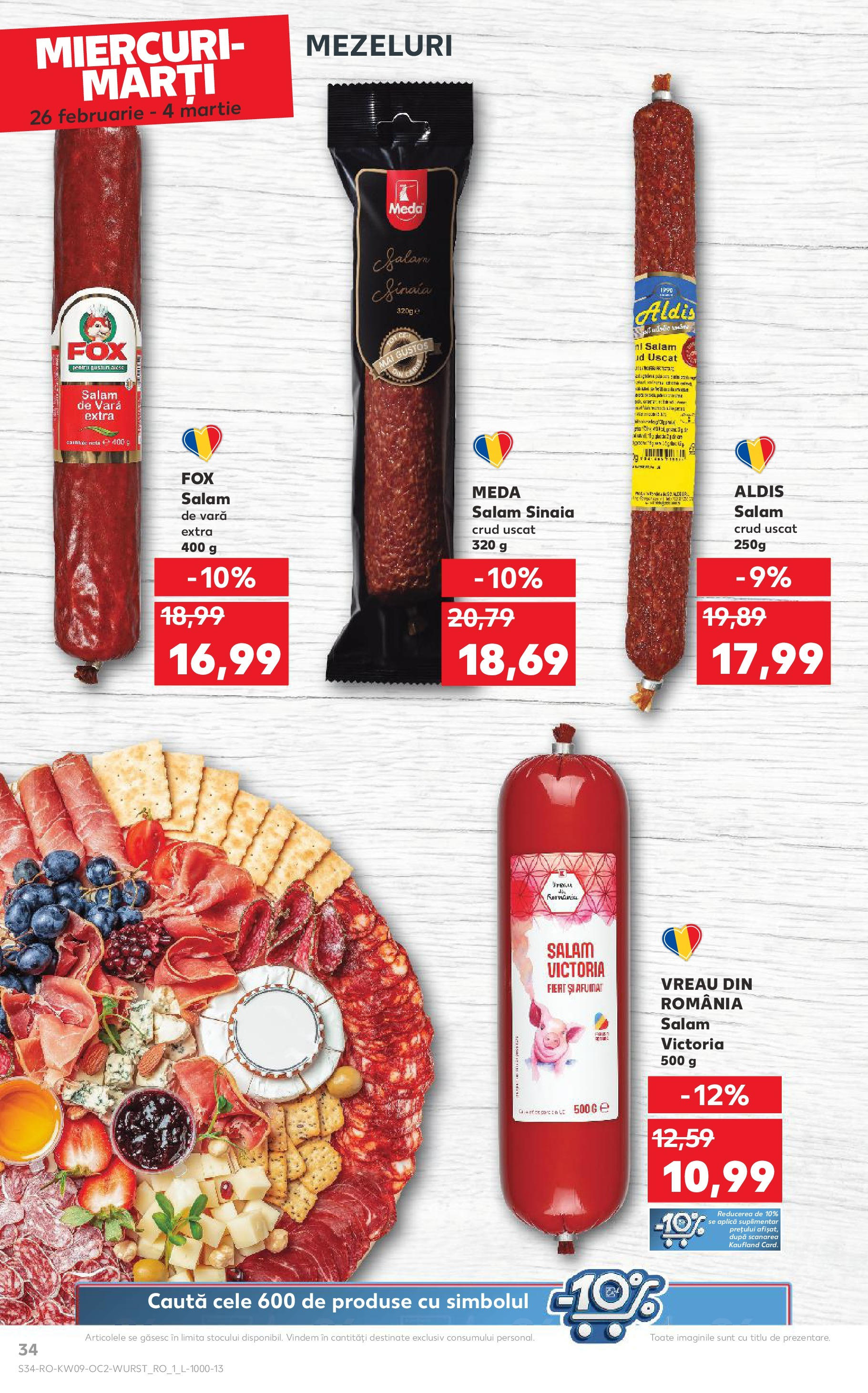 Catalog Kaufland 26 Februarie - 4 Martie 2025 | Pagina 34 | Produse: Salam
