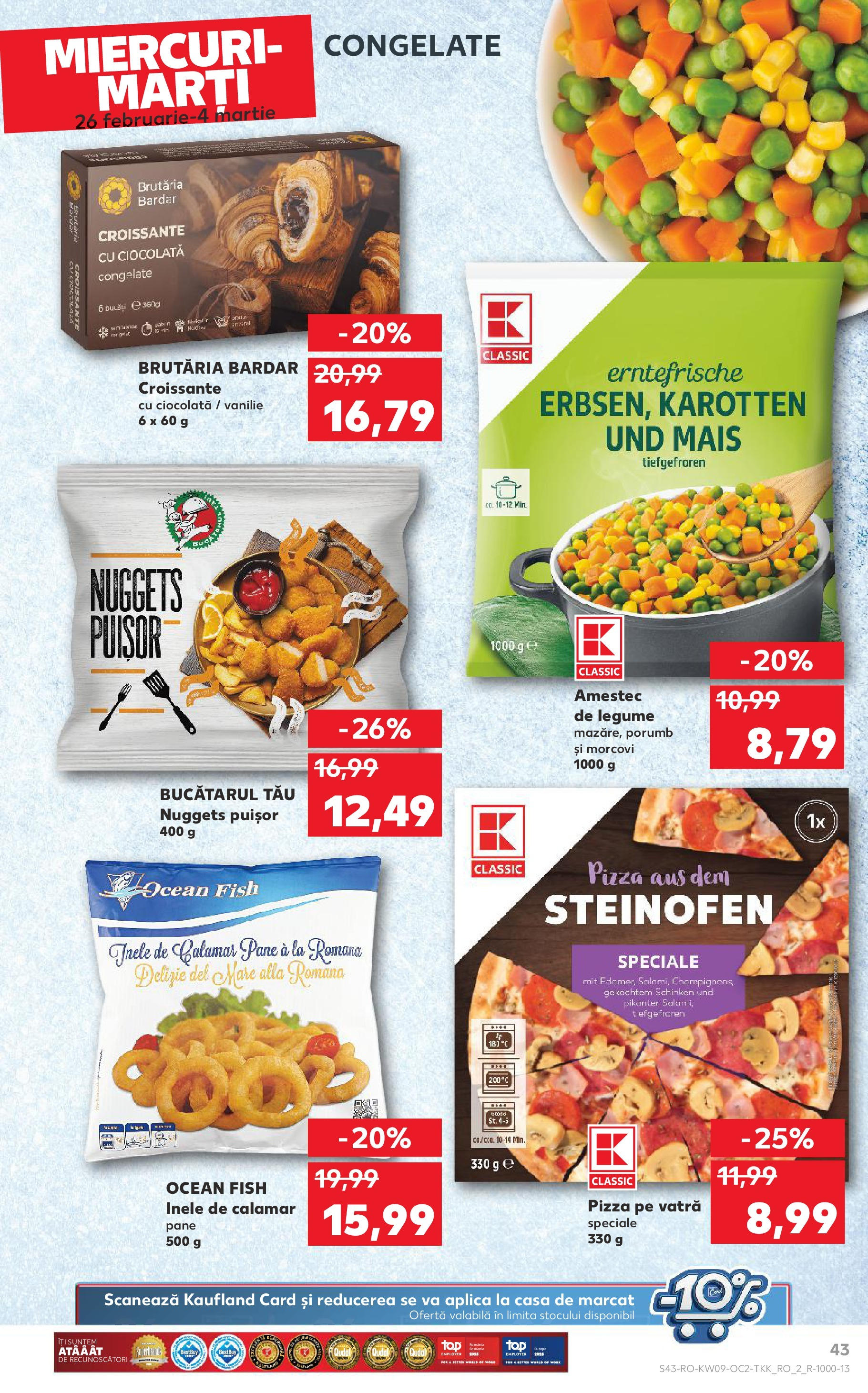 Catalog Kaufland 26 Februarie - 4 Martie 2025 | Pagina 43 | Produse: Ciocolată, Morcovi, Porumb, Legume