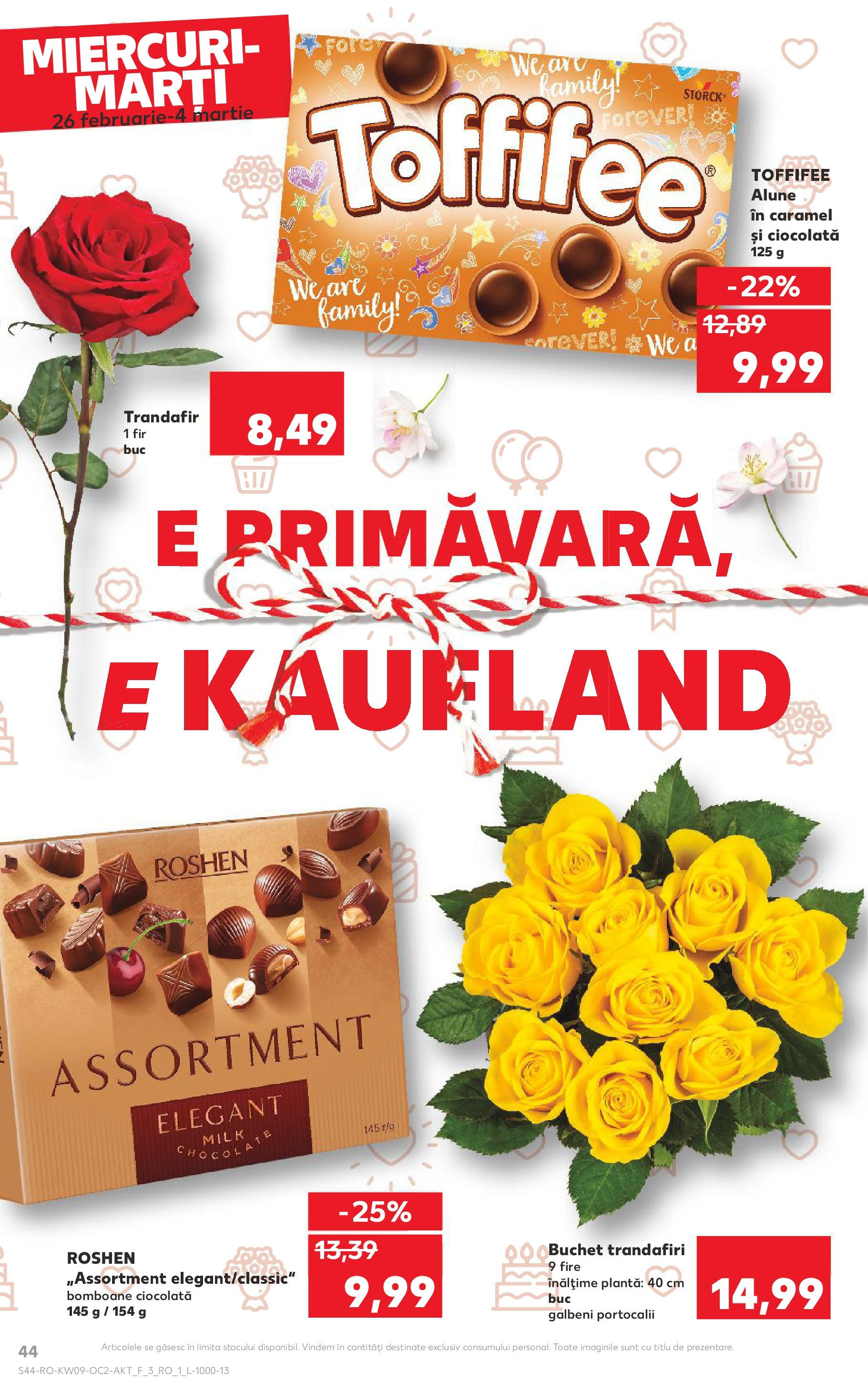 Catalog Kaufland 26 Februarie - 4 Martie 2025 | Pagina 44 | Produse: Ödül oyuncağı, Alune, Ciocolată, Bomboane