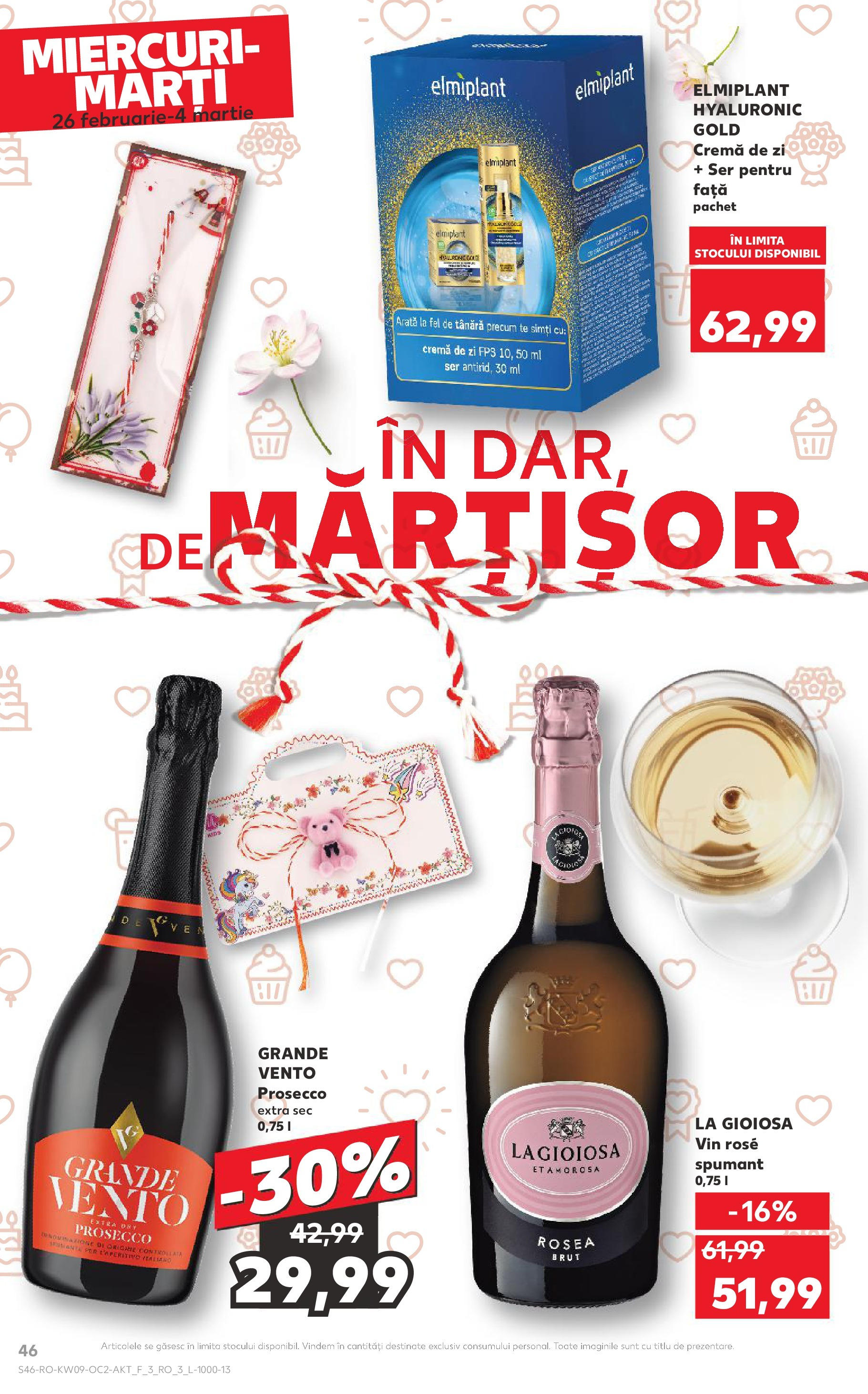 Catalog Kaufland 26 Februarie - 4 Martie 2025 | Pagina 46 | Produse: Cremă de zi, Prosecco, Cremă, Vin