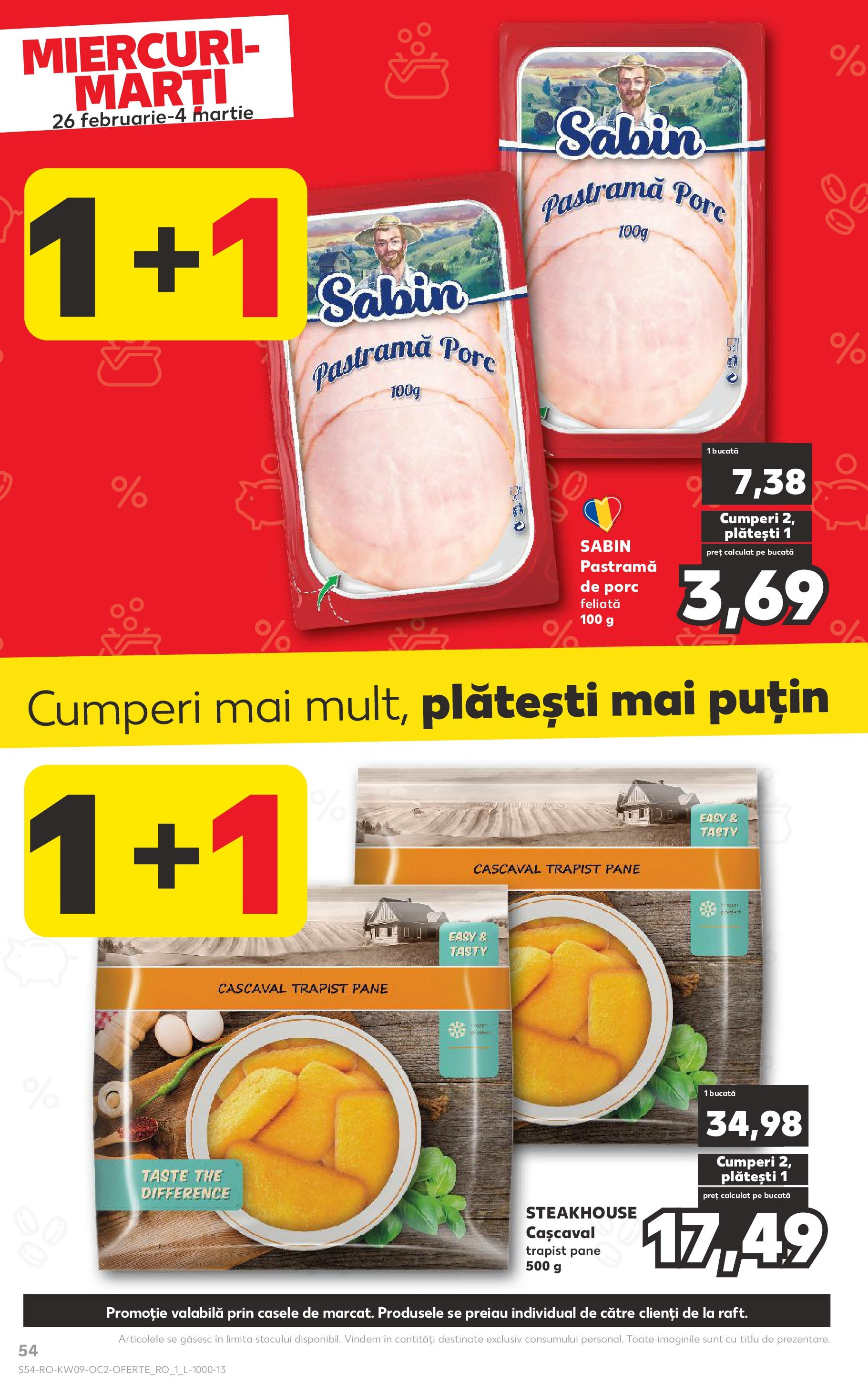 Catalog Kaufland 26 Februarie - 4 Martie 2025 | Pagina 54 | Produse: Cașcaval