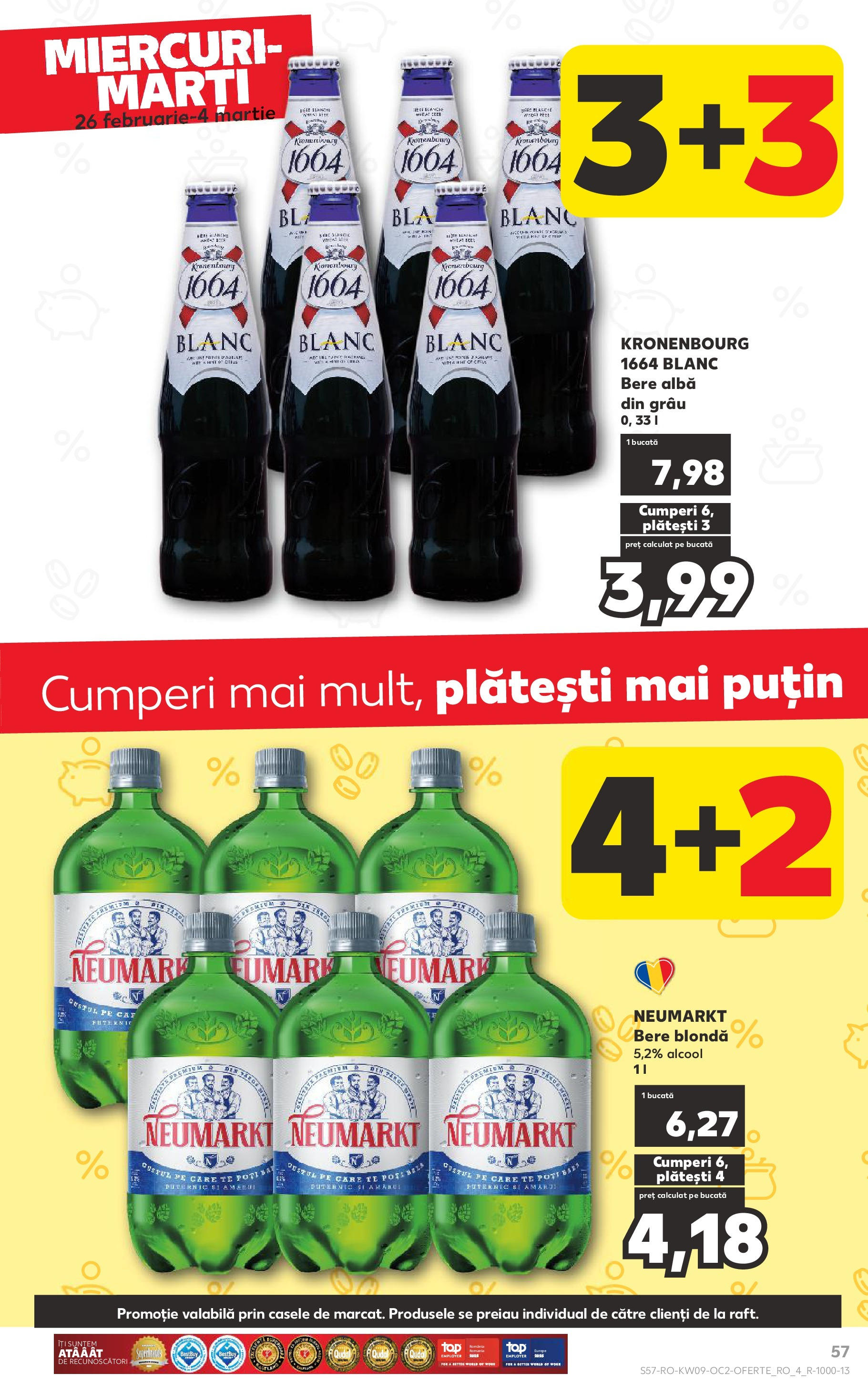 Catalog Kaufland 26 Februarie - 4 Martie 2025 | Pagina 57 | Produse: Bere