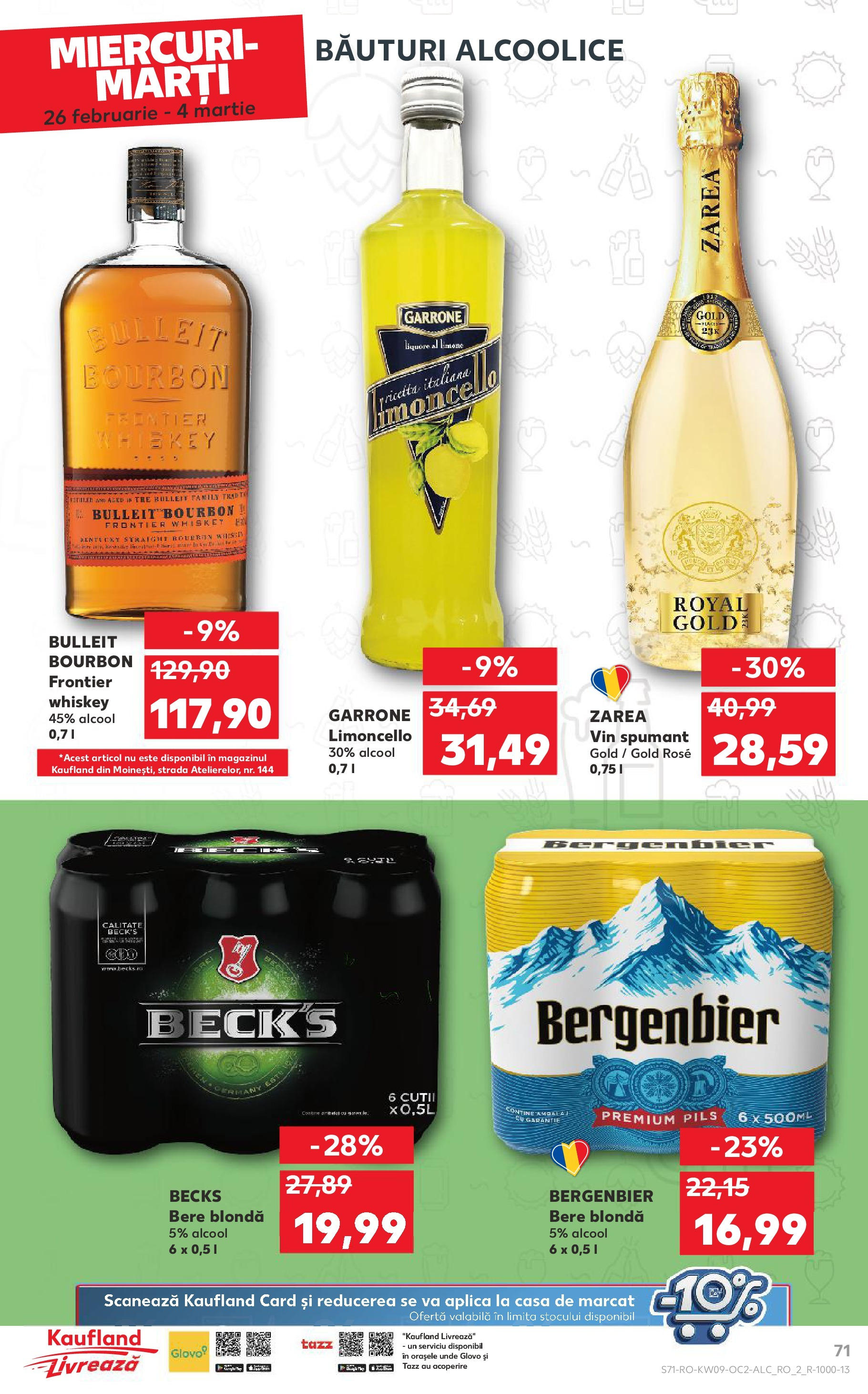 Catalog Kaufland 26 Februarie - 4 Martie 2025 | Pagina 71 | Produse: Vin, Plastik Kulübe, Bourbon, Whiskey
