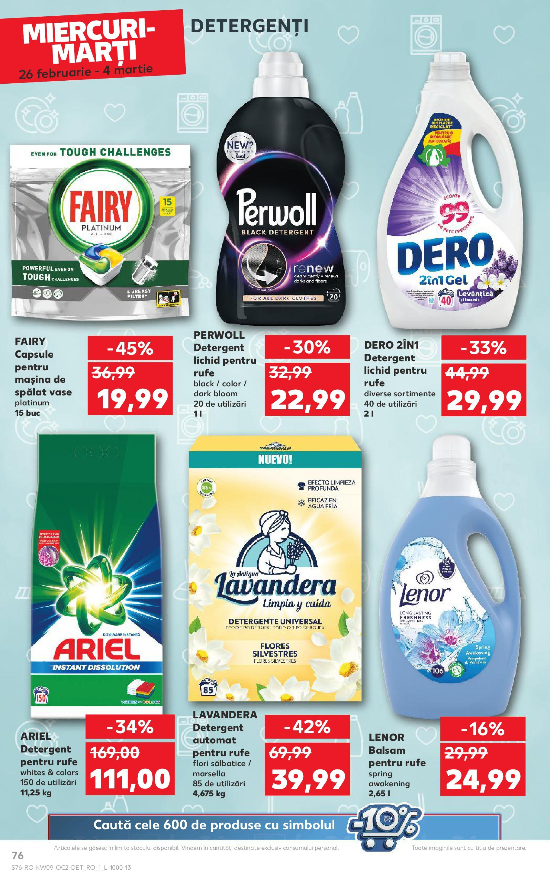 Catalog Kaufland 26 Februarie - 4 Martie 2025 | Pagina 76 | Produse: Balsam, Detergent