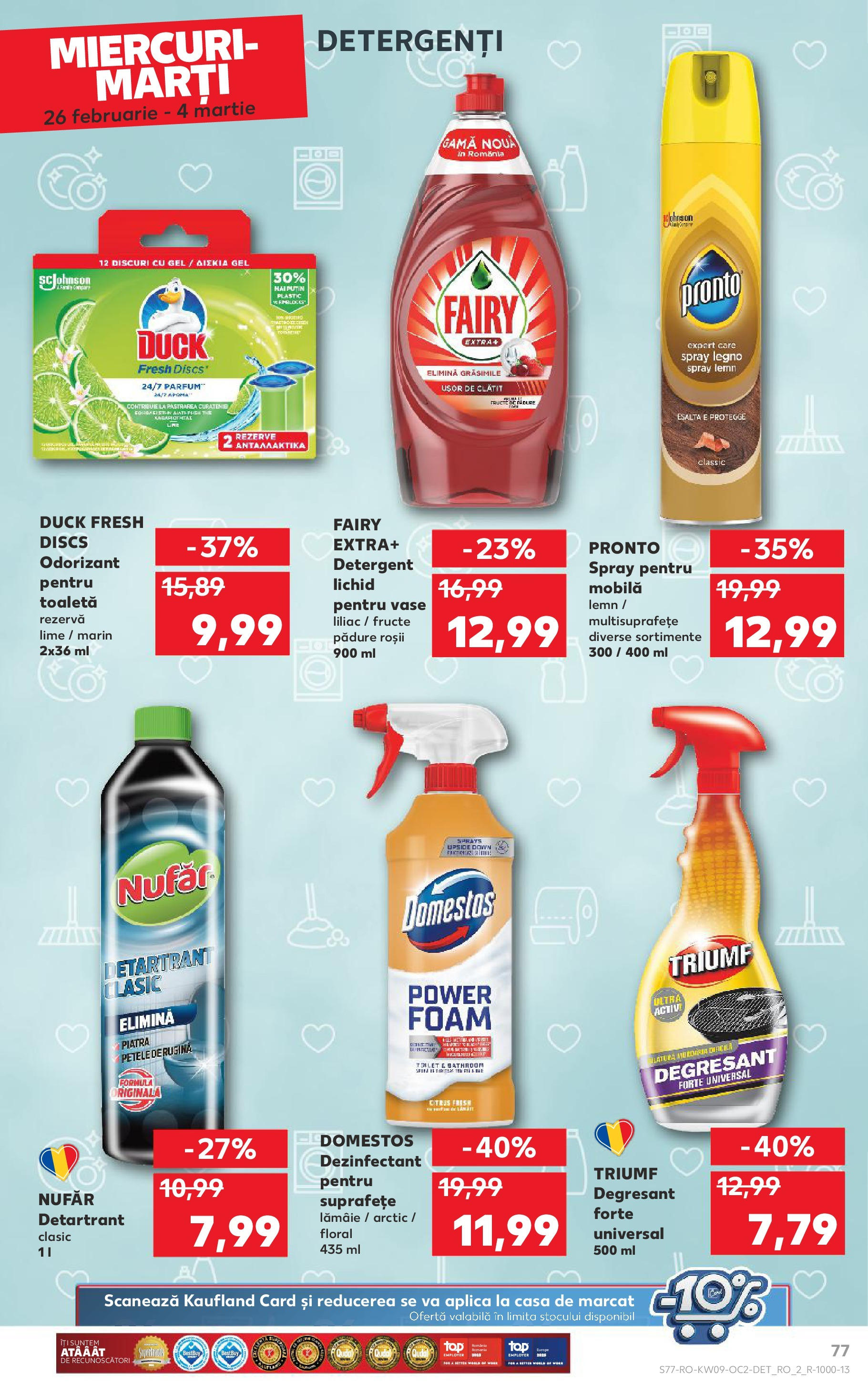 Catalog Kaufland 26 Februarie - 4 Martie 2025 | Pagina 77 | Produse: Lime, Toaletă, Detergent, Fructe