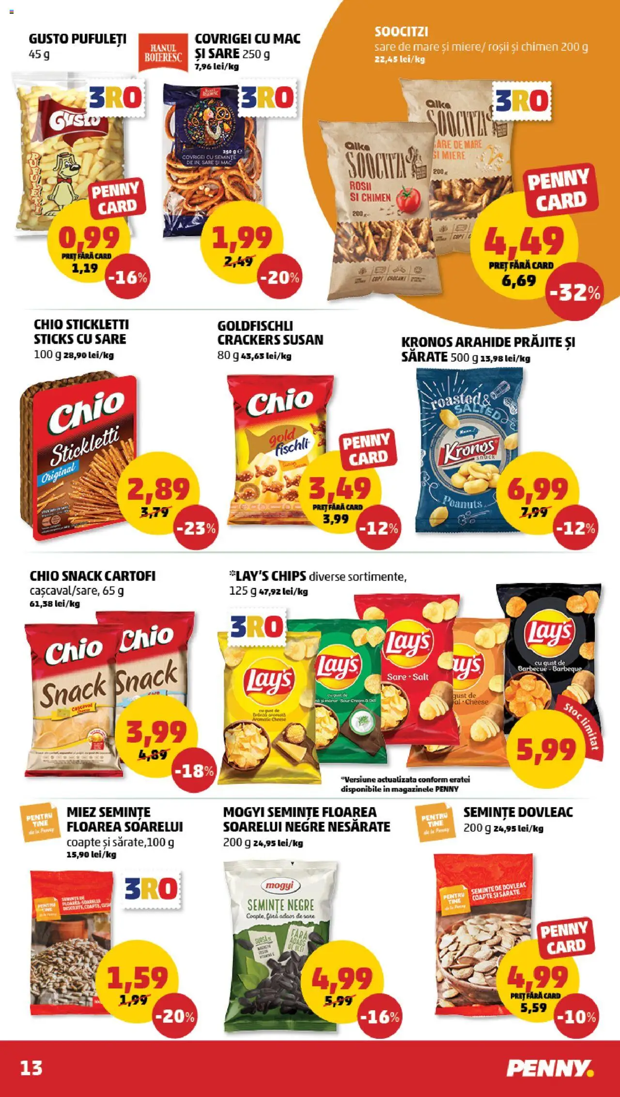 Catalog PENNY Market 26 Februarie - 4 Martie 2025 | Pagina 13 | Produse: Dovleac, Arahide, Roșii, Sare