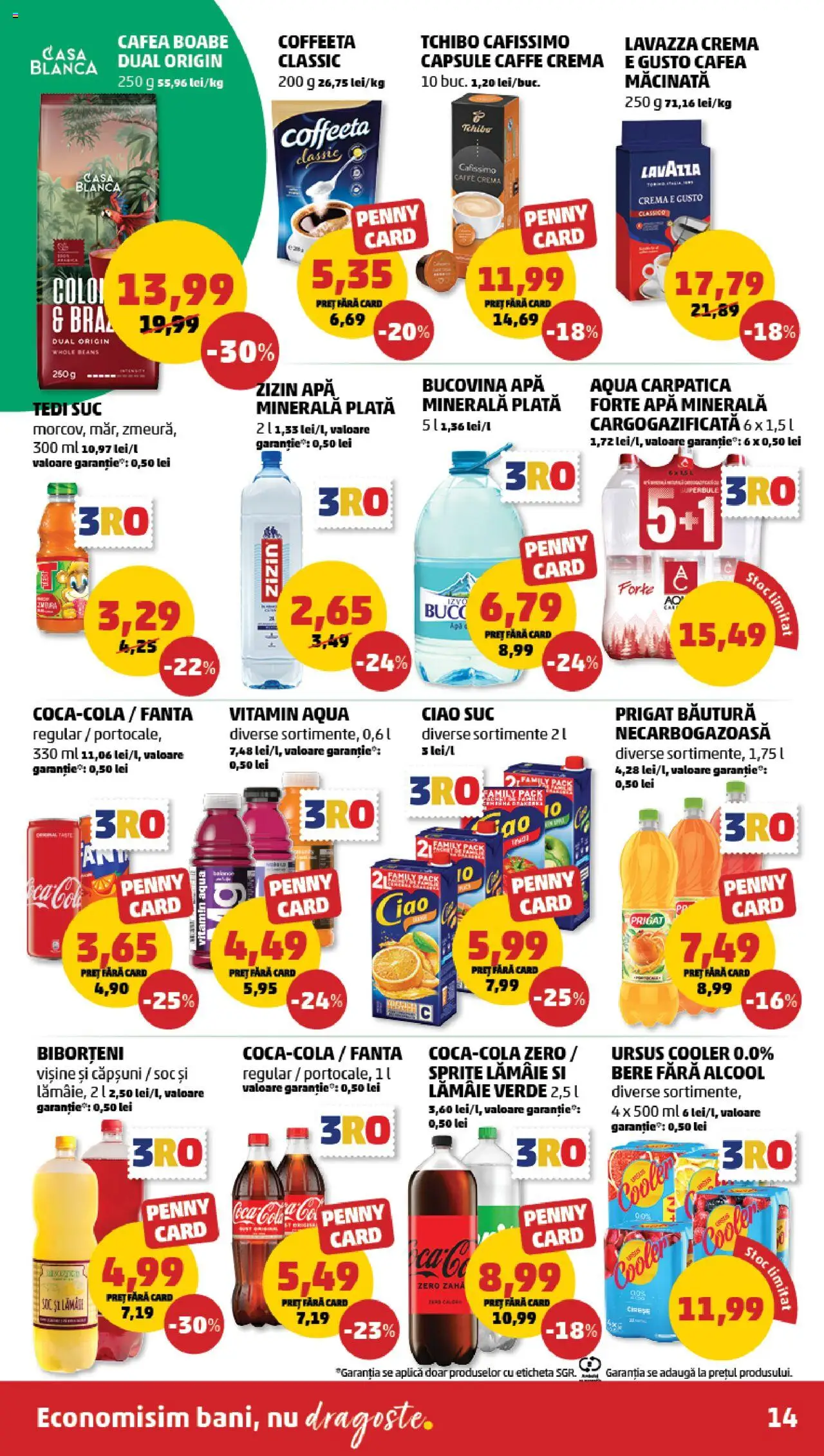 Catalog PENNY Market 26 Februarie - 4 Martie 2025 | Pagina 14 | Produse: Amerikan servis, Cremă, Suc, Cireșe