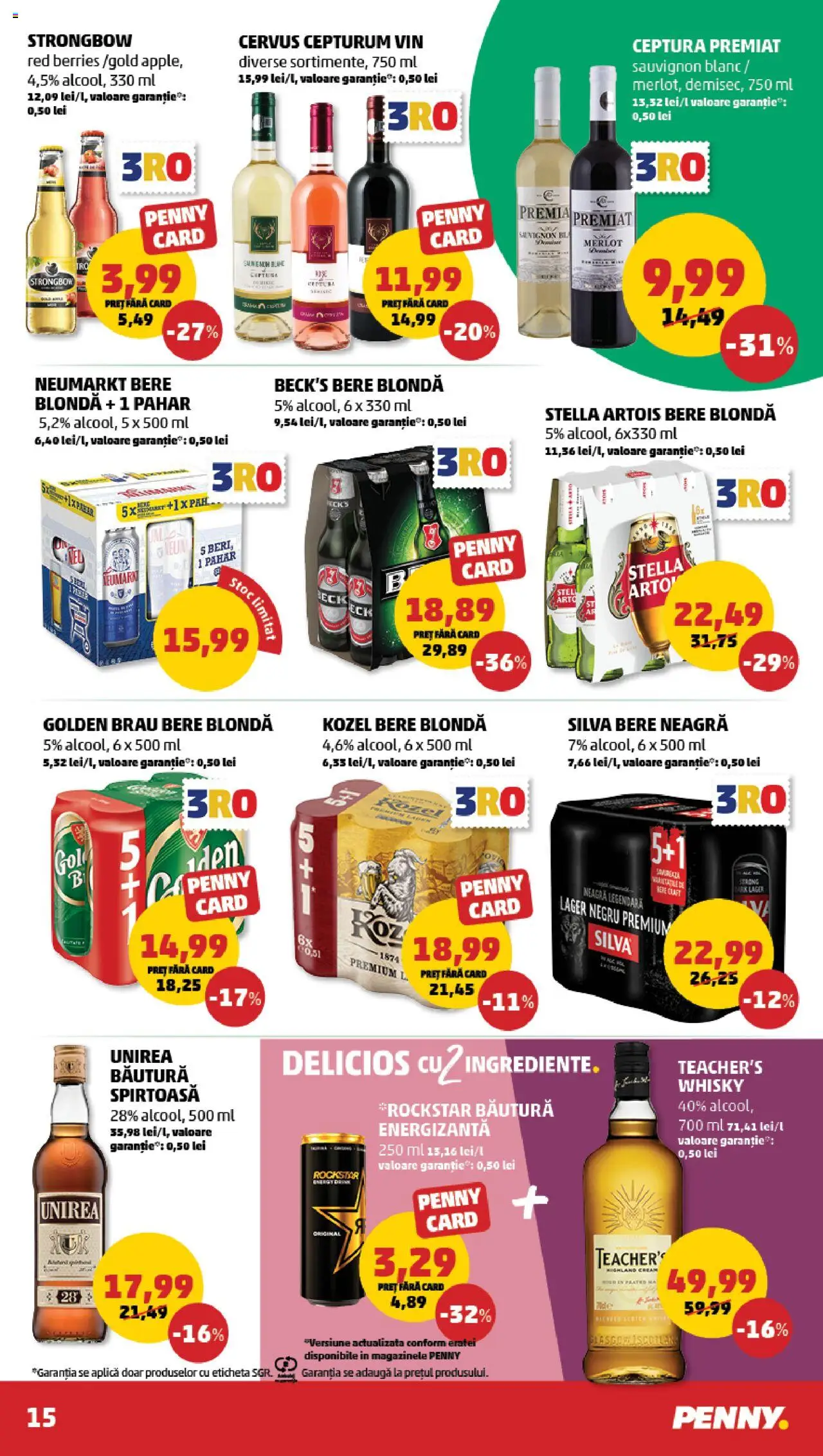 Catalog PENNY Market 26 Februarie - 4 Martie 2025 | Pagina 15 | Produse: Atıştırmalık, Vin, Bere