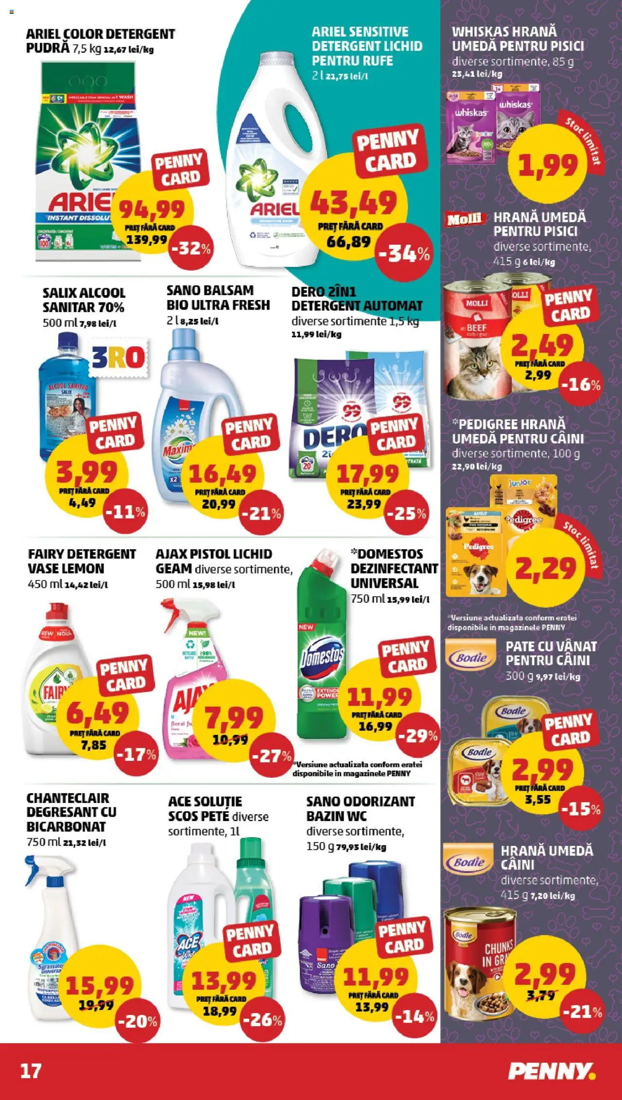 Catalog PENNY Market 26 Februarie - 4 Martie 2025 | Pagina 17 | Produse: Şerit ödül, Kedi Ödül Oyuncakları, Balsam, Detergent