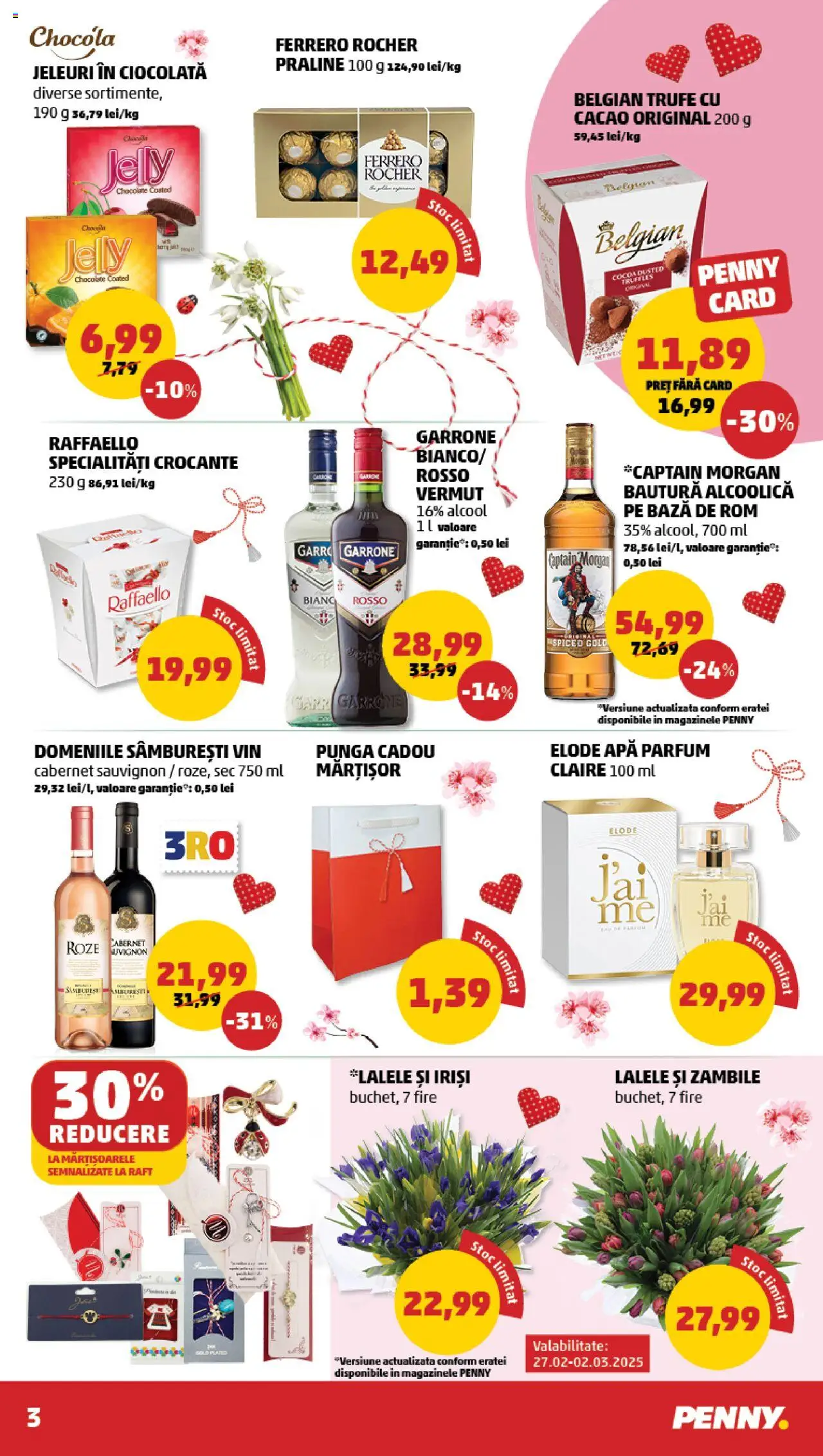 Catalog PENNY Market 26 Februarie - 4 Martie 2025 | Pagina 3 | Produse: Parfum, Vin, Rom, Jeleuri