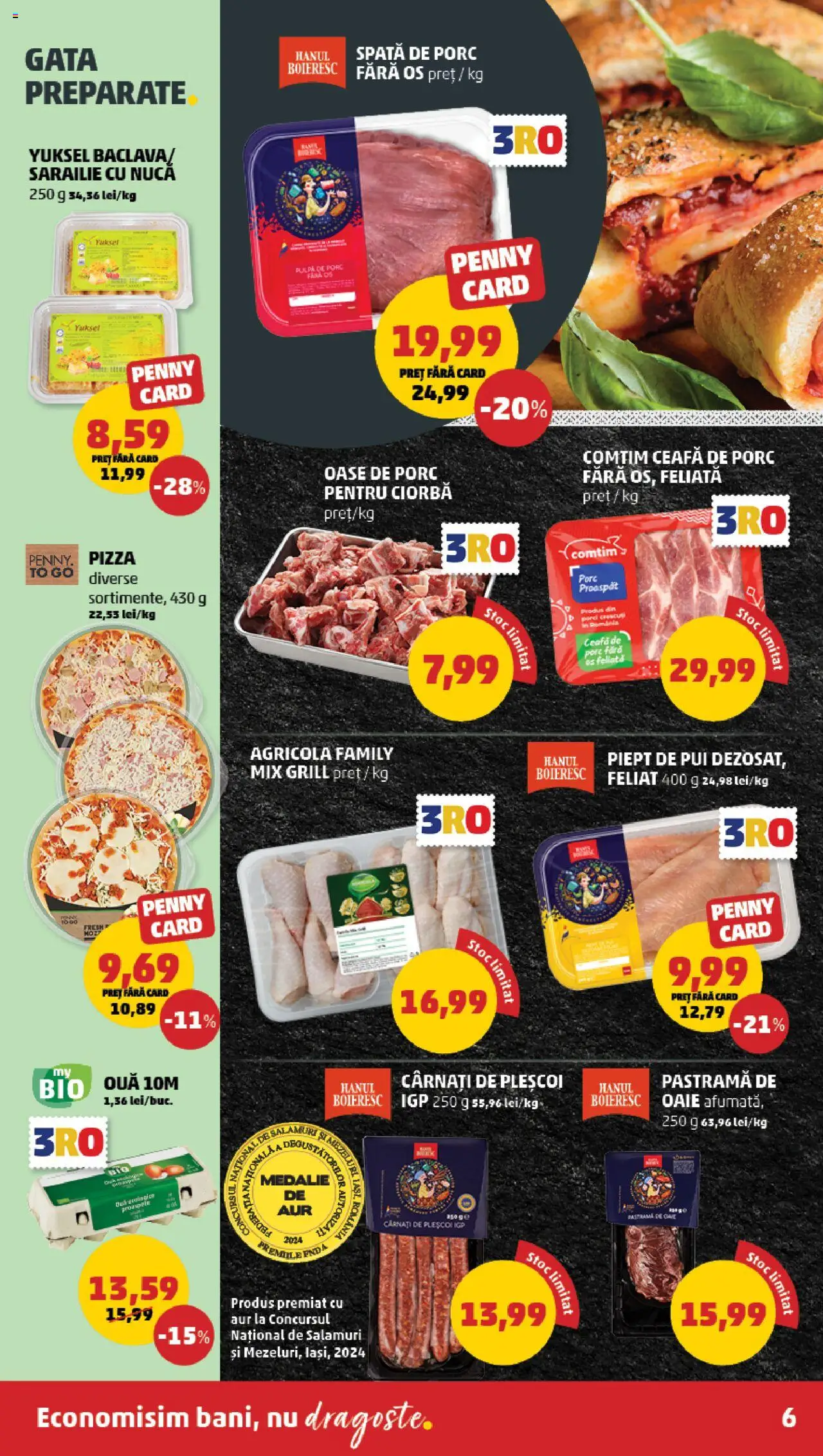 Catalog PENNY Market 26 Februarie - 4 Martie 2025 | Pagina 6 | Produse: Șal, Ouă, Pizza, Cârnați