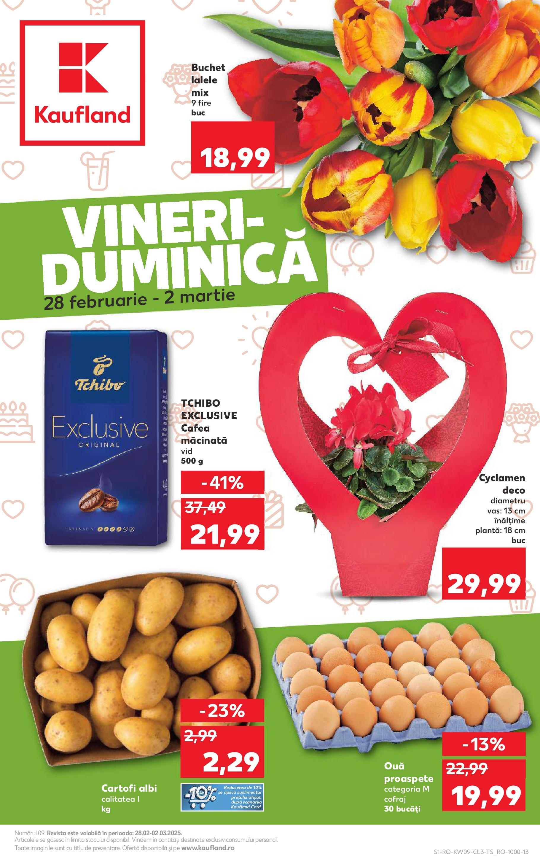 Catalog Kaufland 28 Februarie - 2 Martie 2025 | Pagina 1 | Produse: Cafea, Cartofi