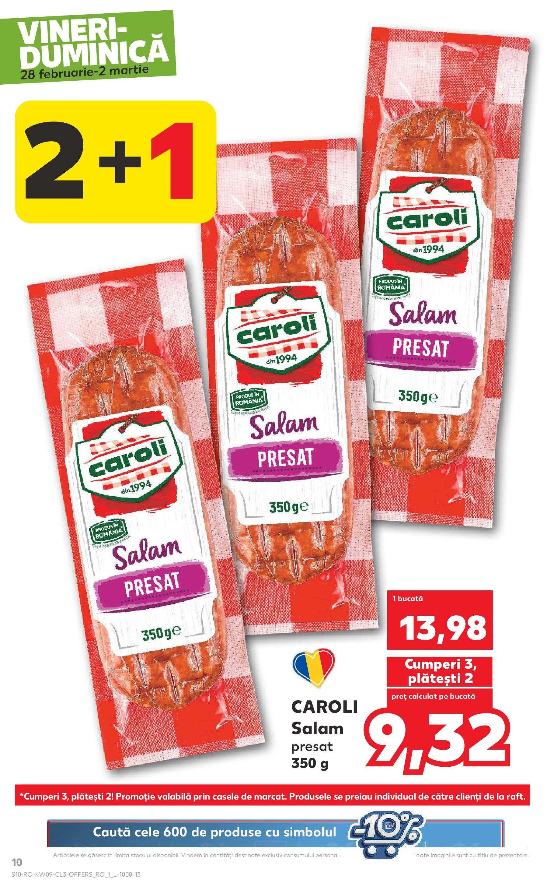 Catalog Kaufland 28 Februarie - 2 Martie 2025 | Pagina 10 | Produse: Salam