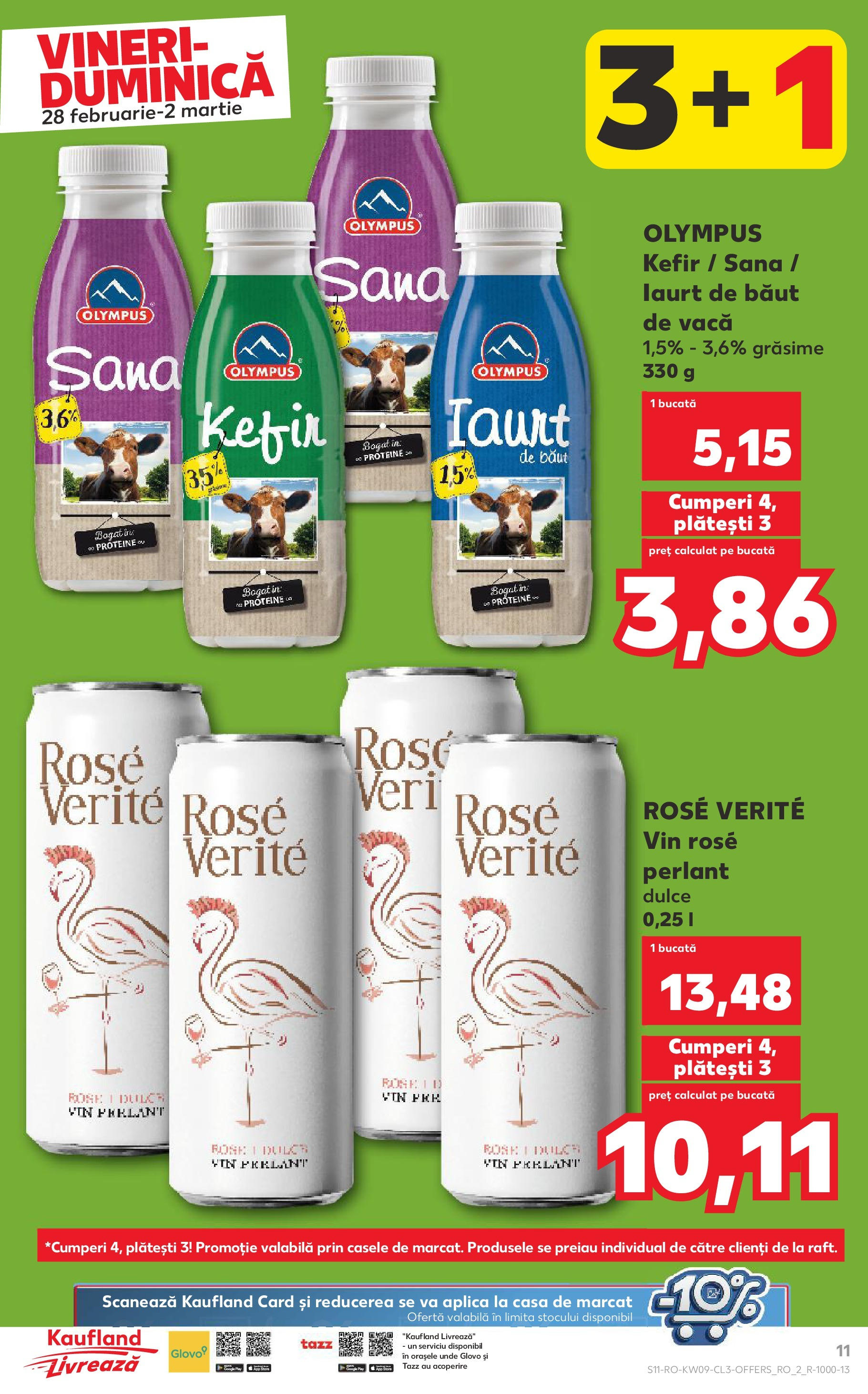 Catalog Kaufland 28 Februarie - 2 Martie 2025 | Pagina 11 | Produse: Masaüstü kılıfı, Vin, Kefir