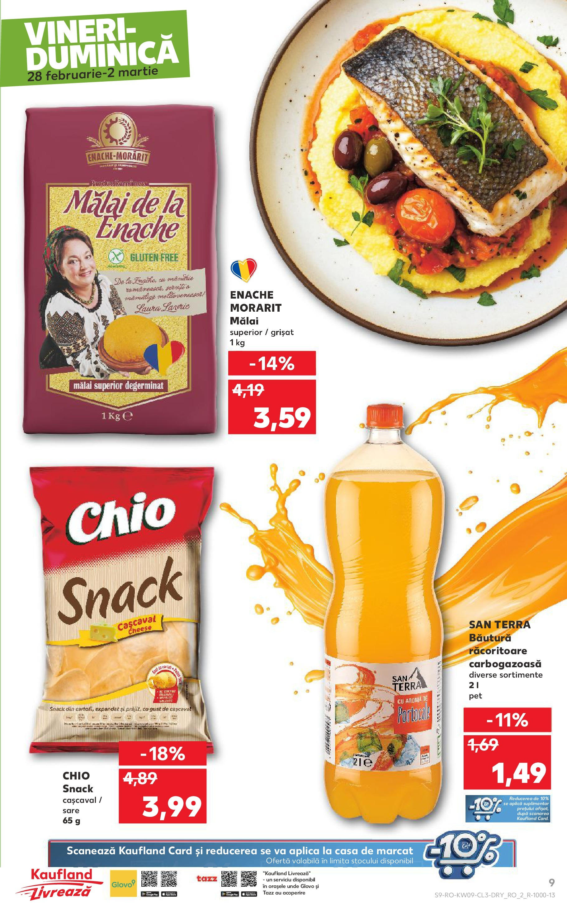 Catalog Kaufland 28 Februarie - 2 Martie 2025 | Pagina 9 | Produse: Cașcaval, Portocale, Mălai, Sare