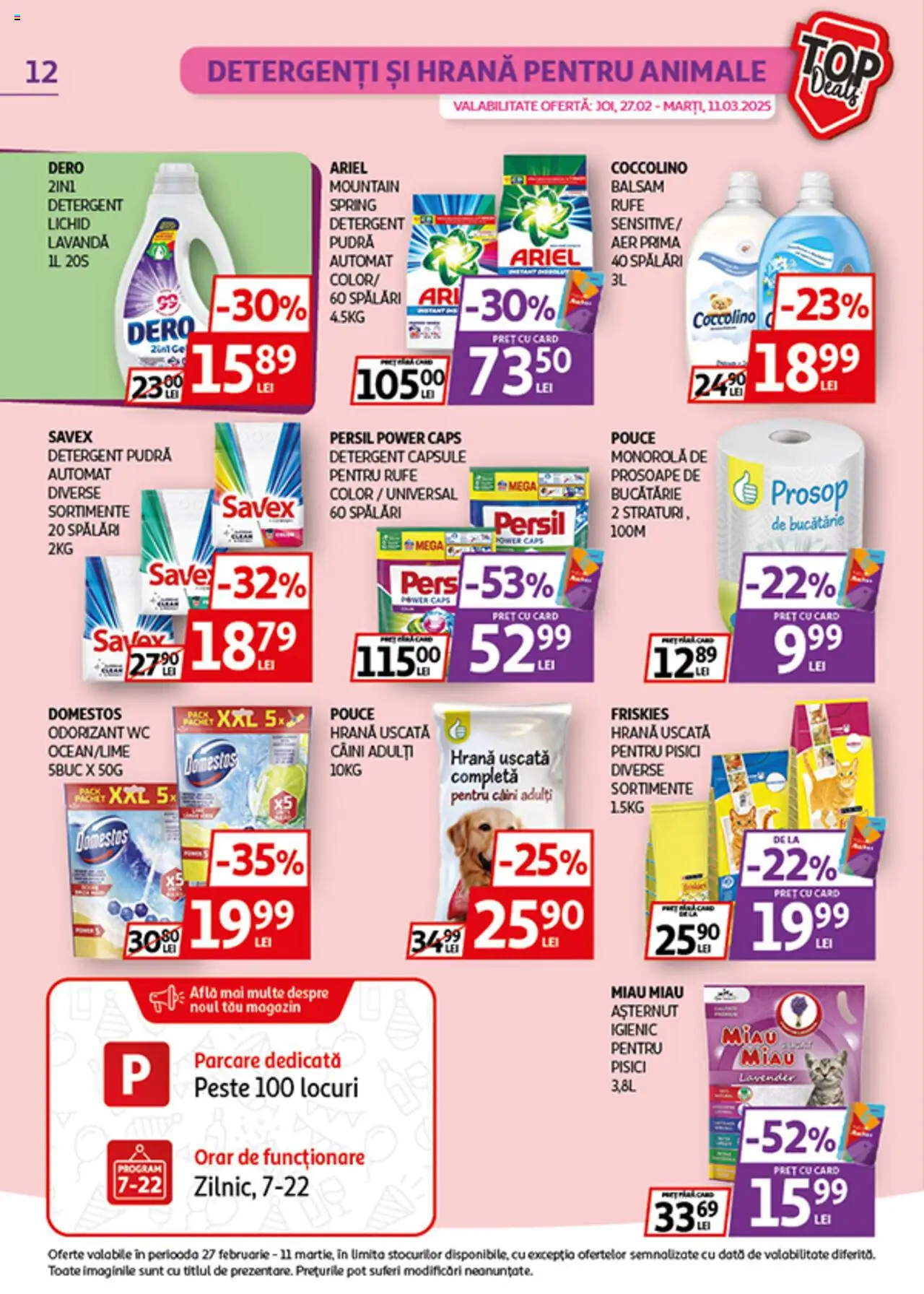 Catalog Auchan 27 Februarie - 11 Martie 2025 | Pagina 12 | Produse: Bucătărie, Balsam, Pește, Detergent