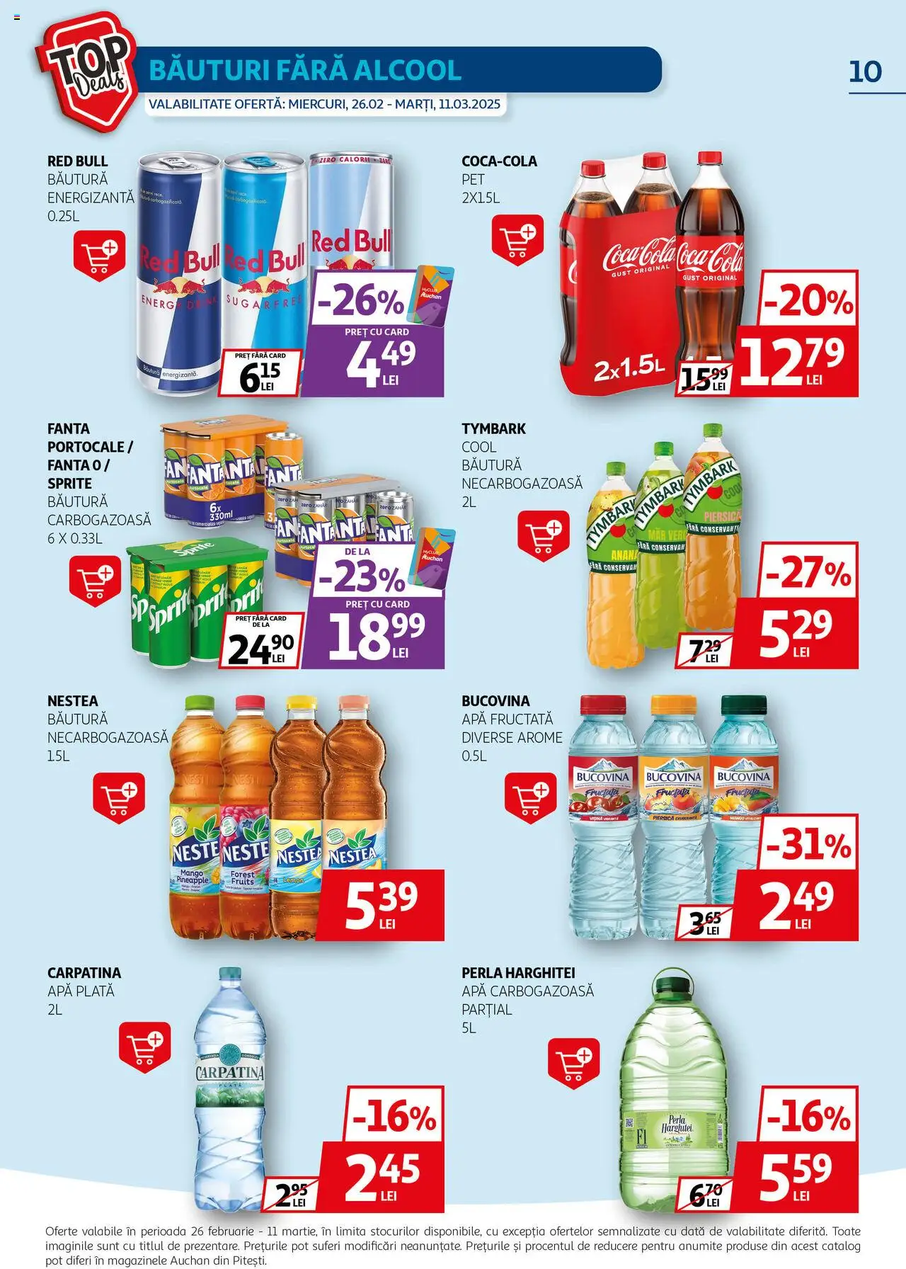 Catalog Auchan 26 Februarie - 11 Martie 2025 | Pagina 10 | Produse: Köpek Sabunu, Amerikan servis, Apă, Mango