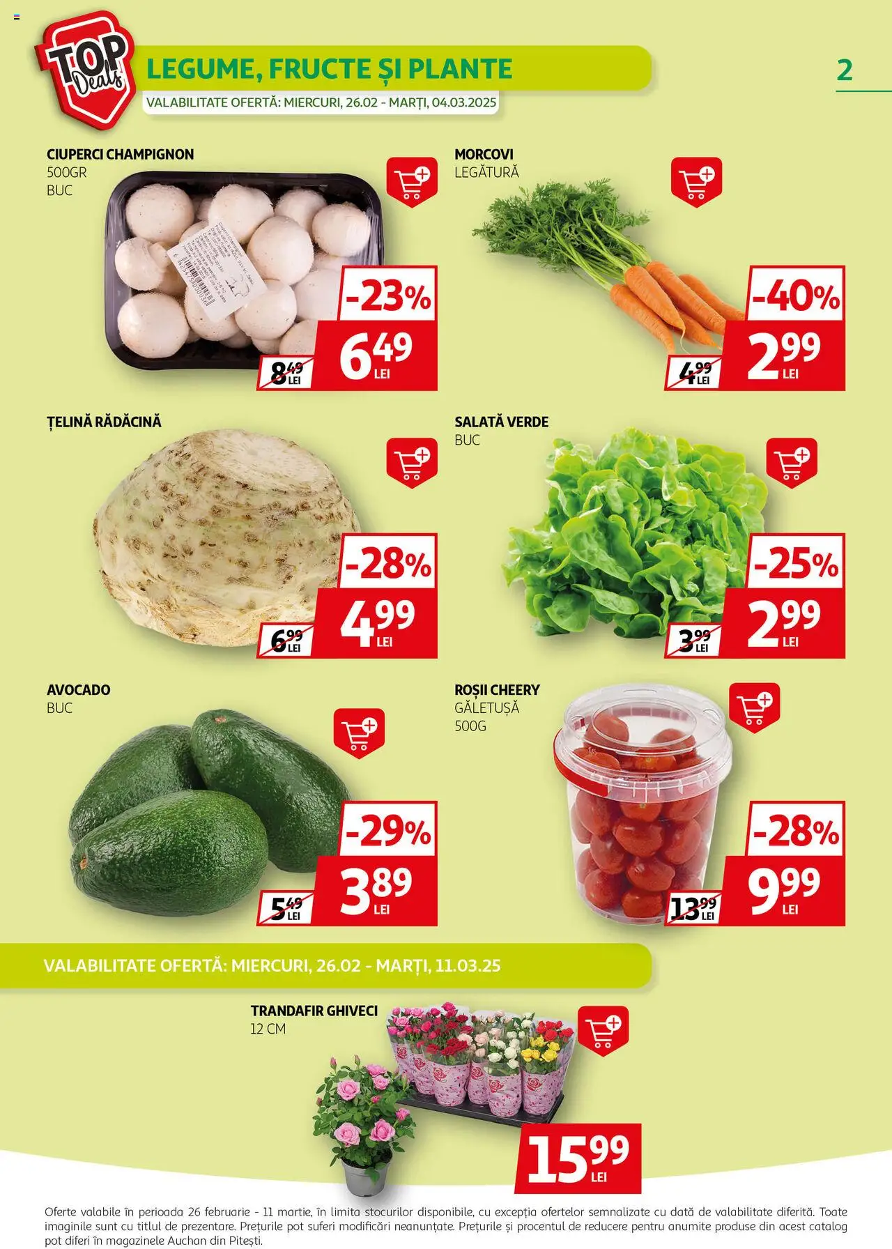 Catalog Auchan 26 Februarie - 11 Martie 2025 | Pagina 2 | Produse: Trandafir, Roșii, Avocado, Fructe