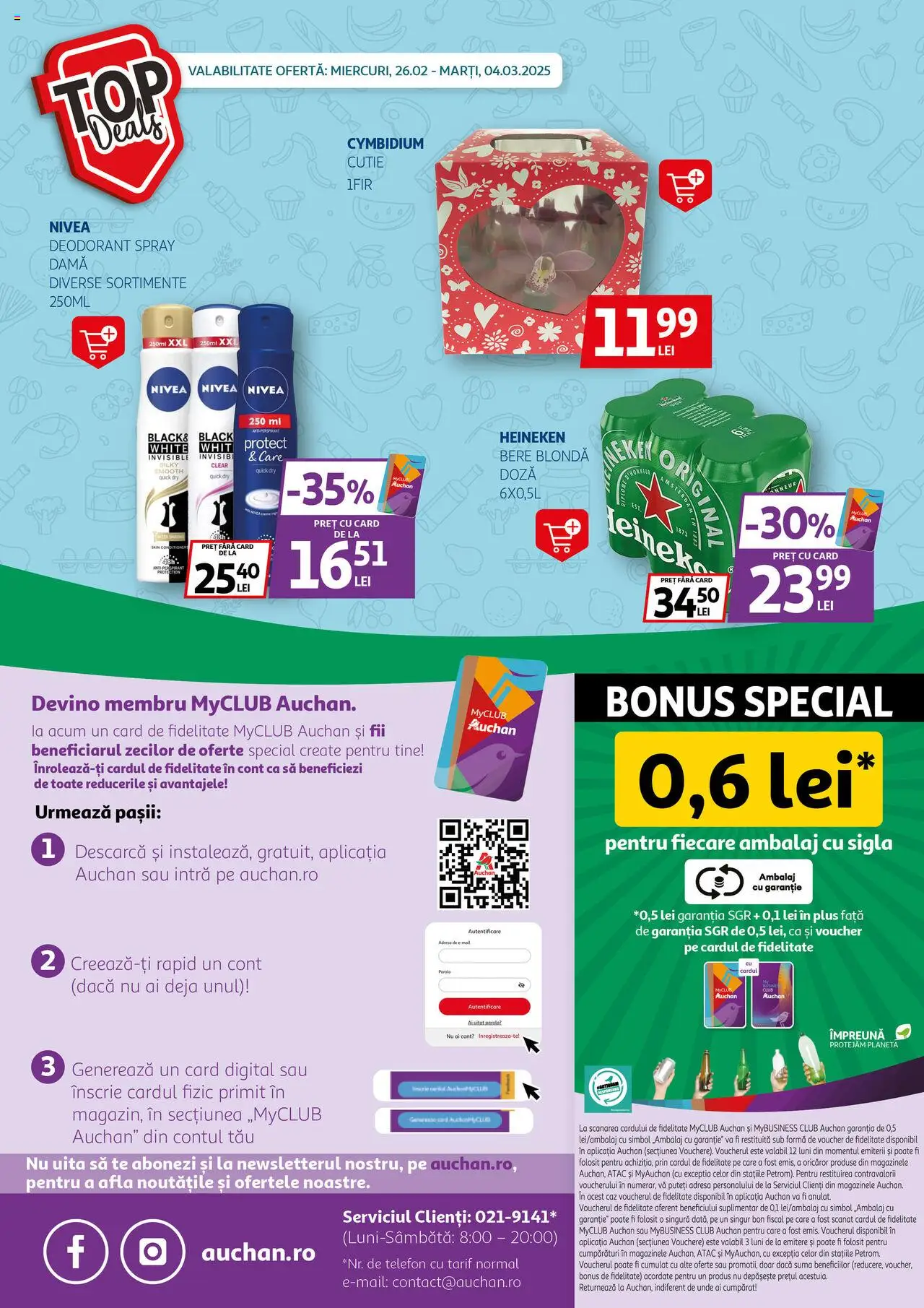 Catalog Auchan 26 Februarie - 11 Martie 2025 | Pagina 22 | Produse: Telefon, Cutie, Bere, Deodorant