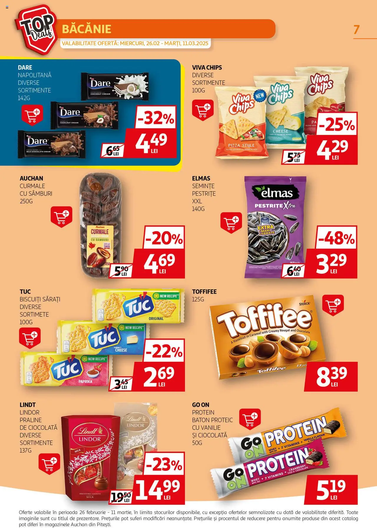 Catalog Auchan 26 Februarie - 11 Martie 2025 | Pagina 7 | Produse: Ödül oyuncağı, Ciocolată, Pizza, Biscuiți