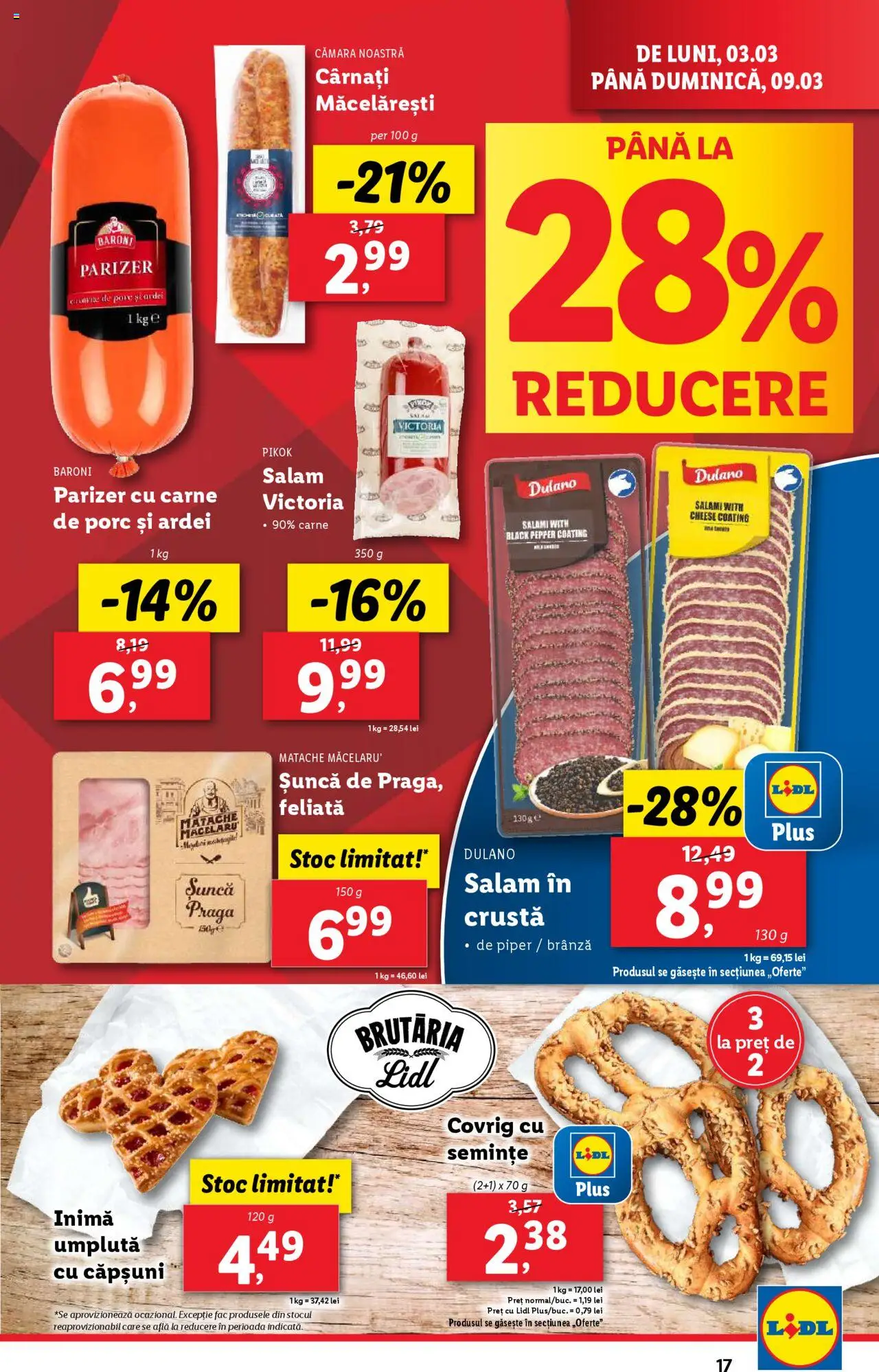 Catalog LIDL 3 - 9 Martie 2025 | Pagina 17 | Produse: Ardei, Salam, Șuncă, Căpșuni